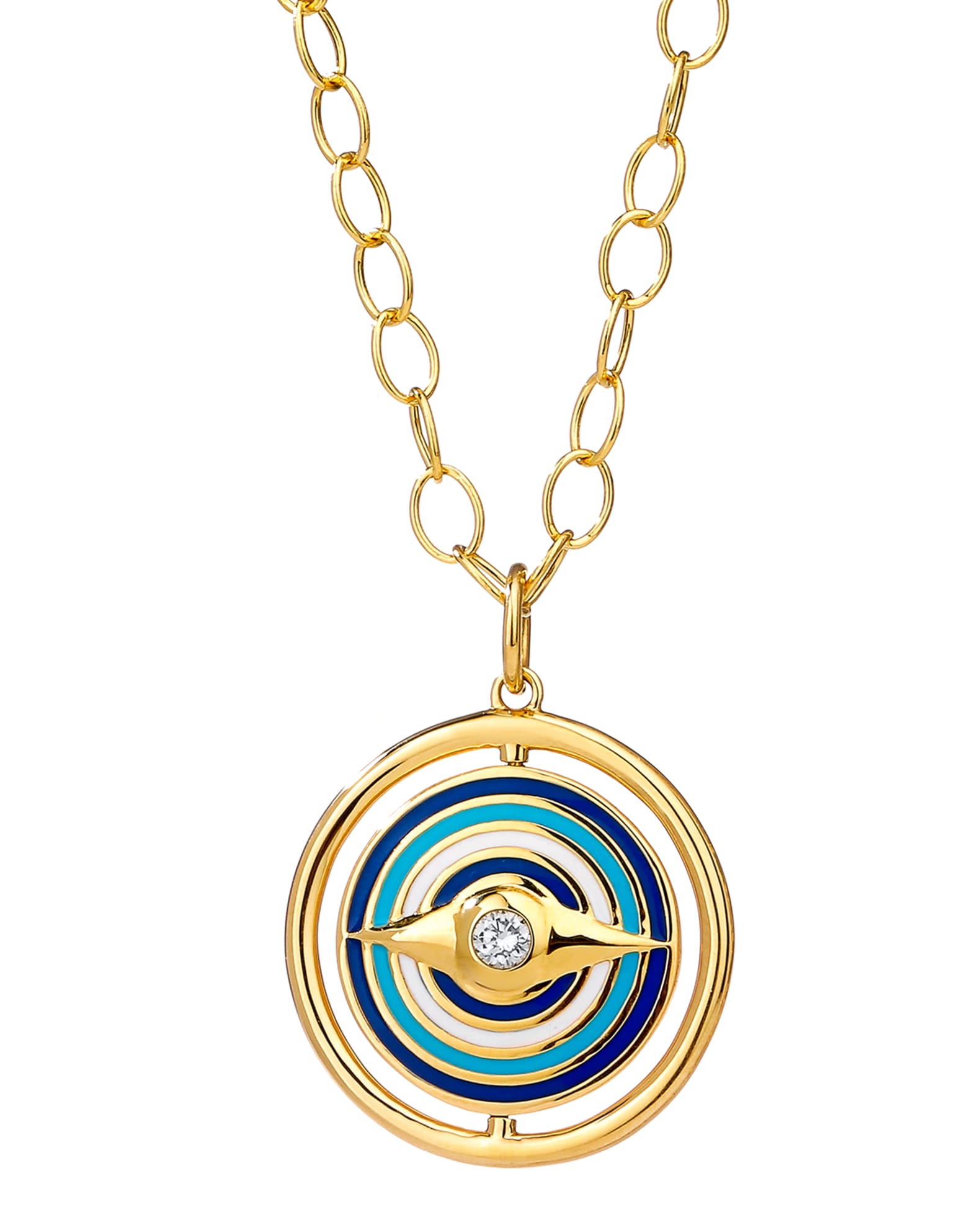 Neiman marcus evil eye necklace clearance