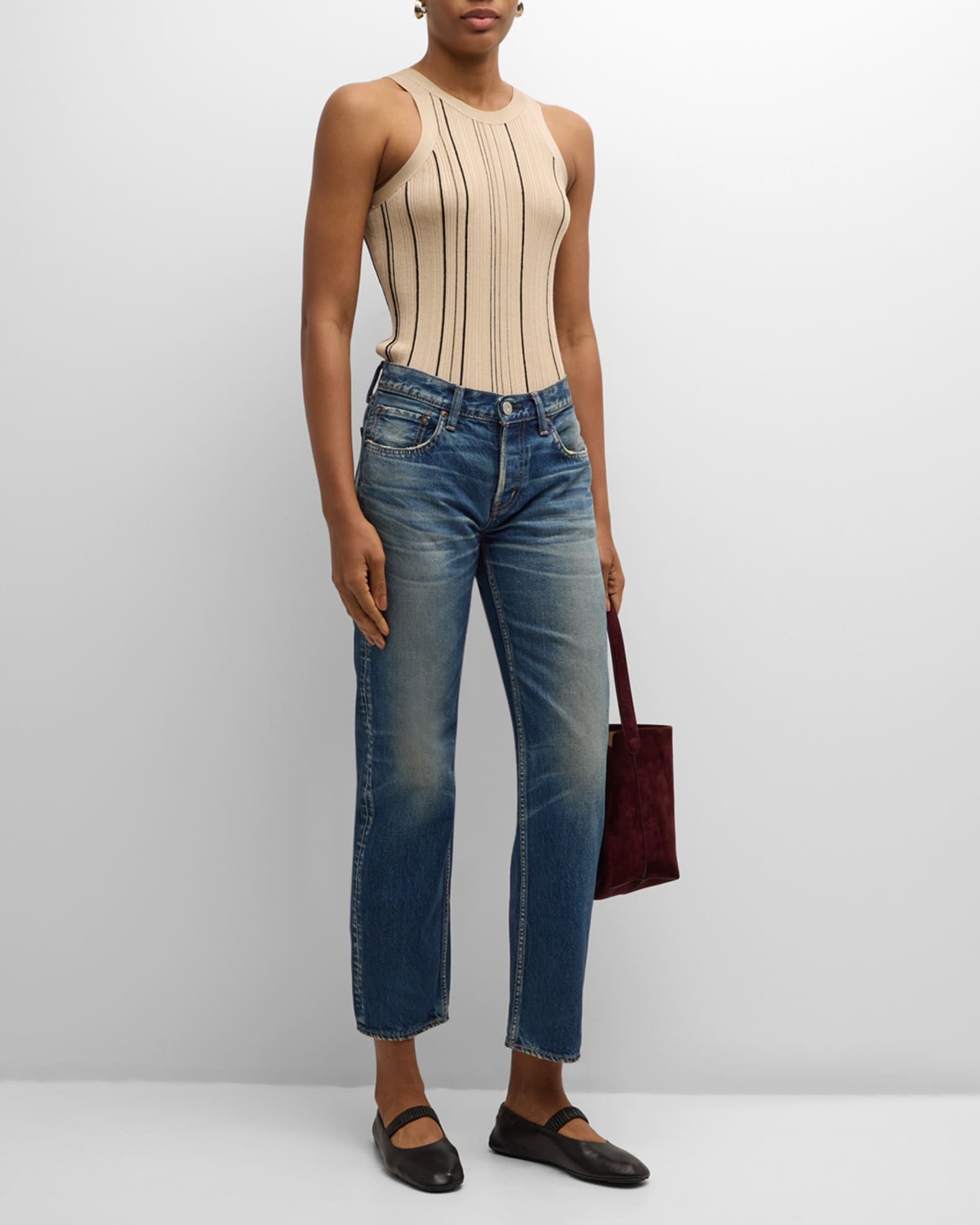 Minneola Straight Low-Rise Jeans 1