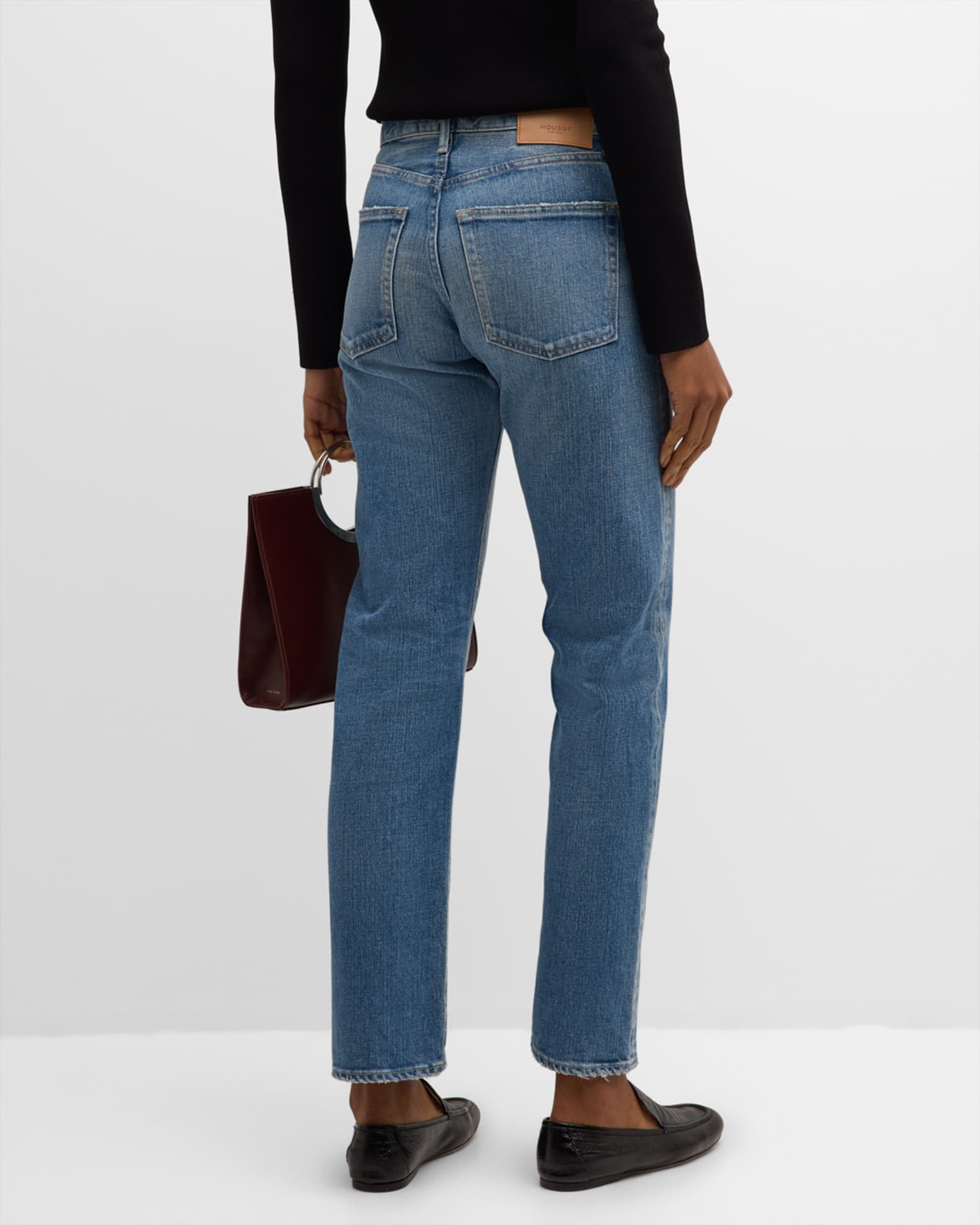 MOUSSY VINTAGE Nichols Straight Jeans | Neiman Marcus