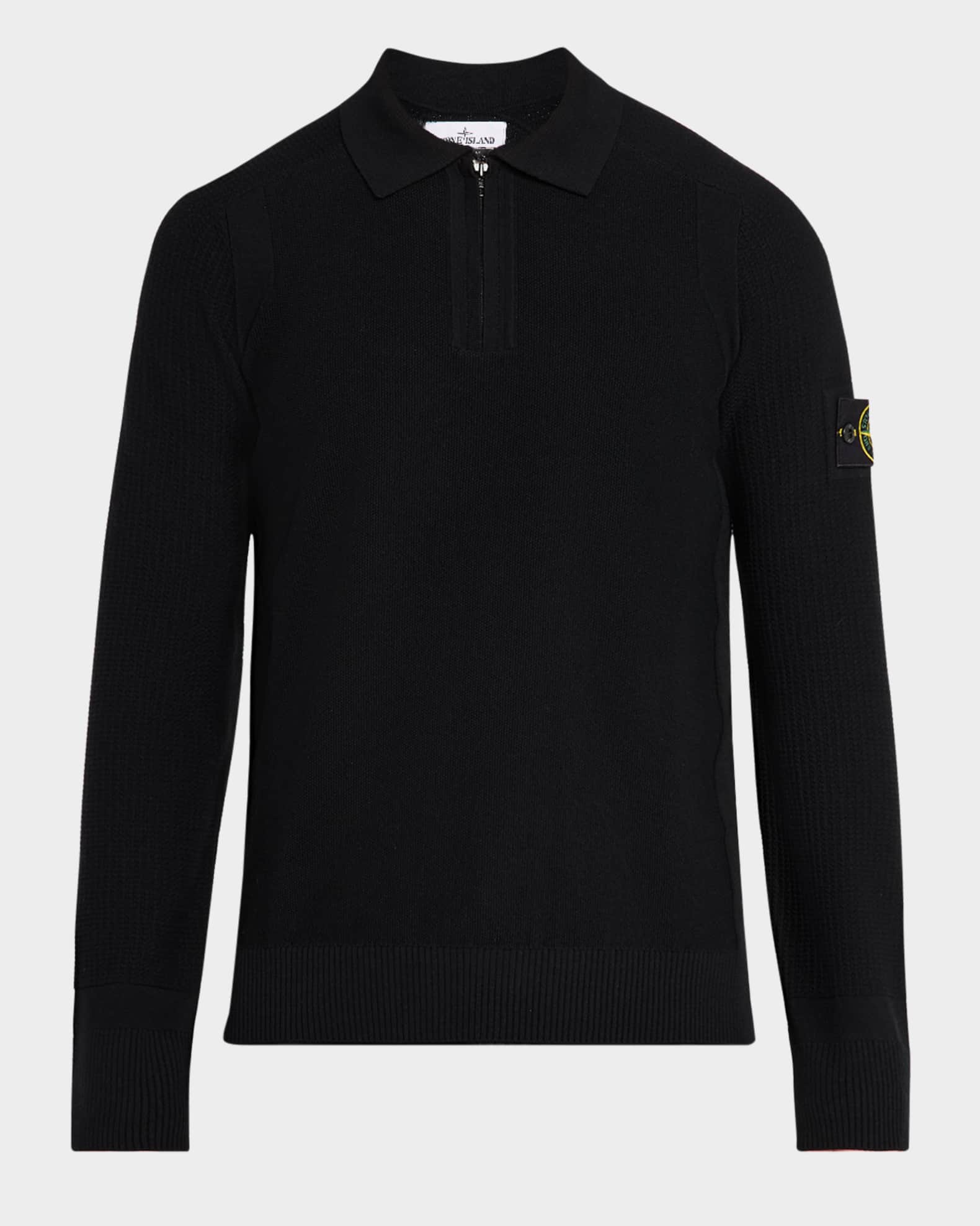 Men's Knit Quarter-Zip Sweater 0