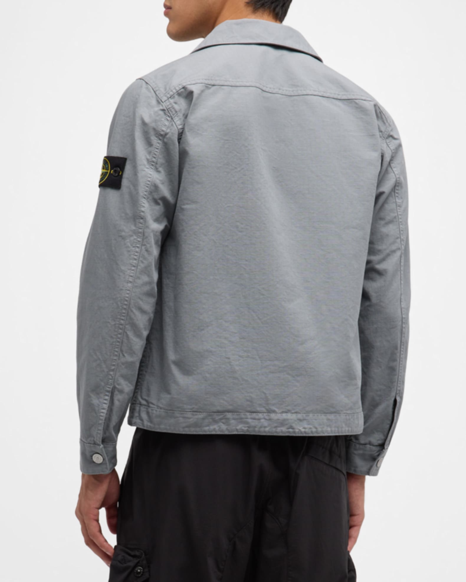 Stone Island Chore Overshirt Gray