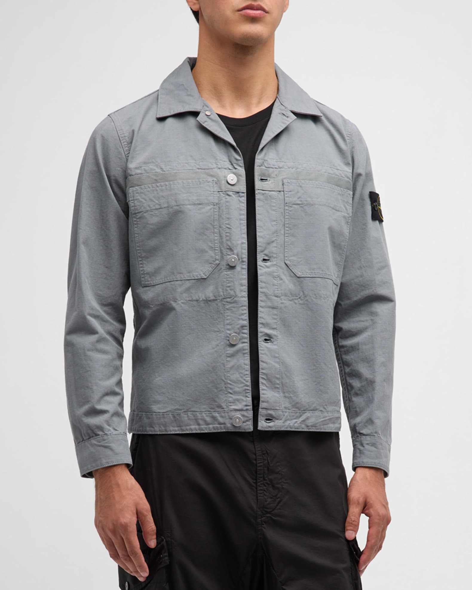 Men s Ripstop Overshirt with Patch