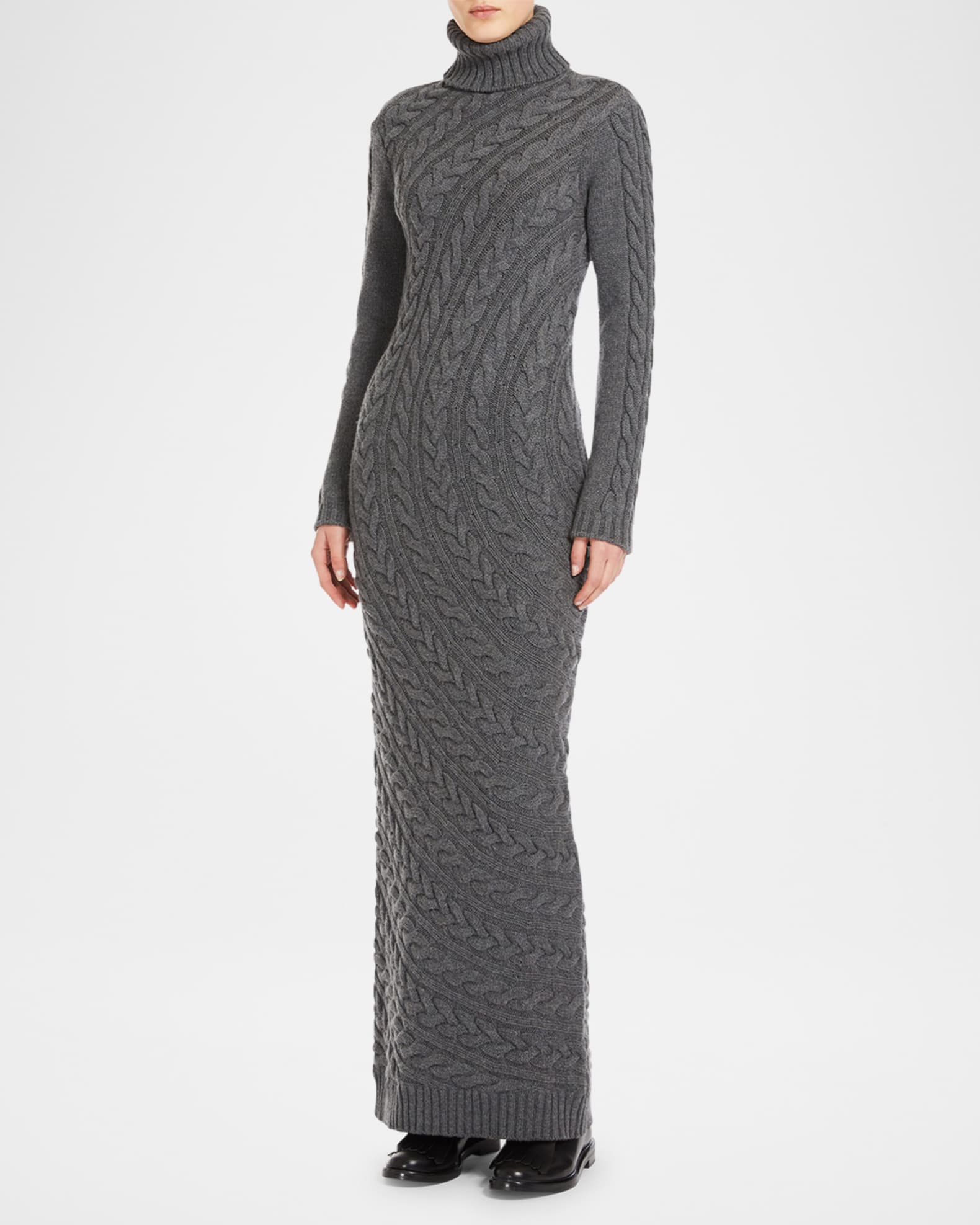Cable knit maxi sweater dress shop