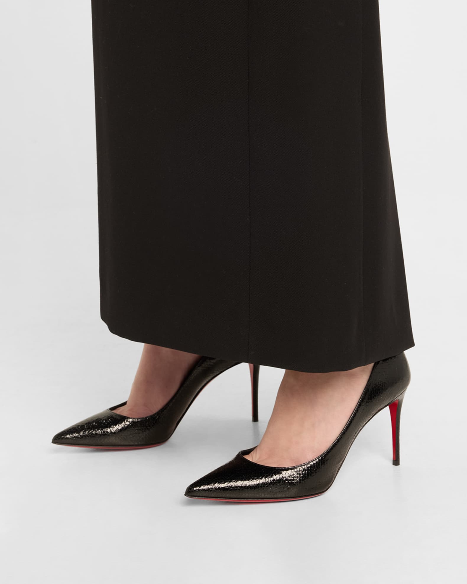 【送料&関税込】Christian Louboutin Kate Specchio Pumps Christian Louboutin Kate Specchio Red Sole Leather Pumps