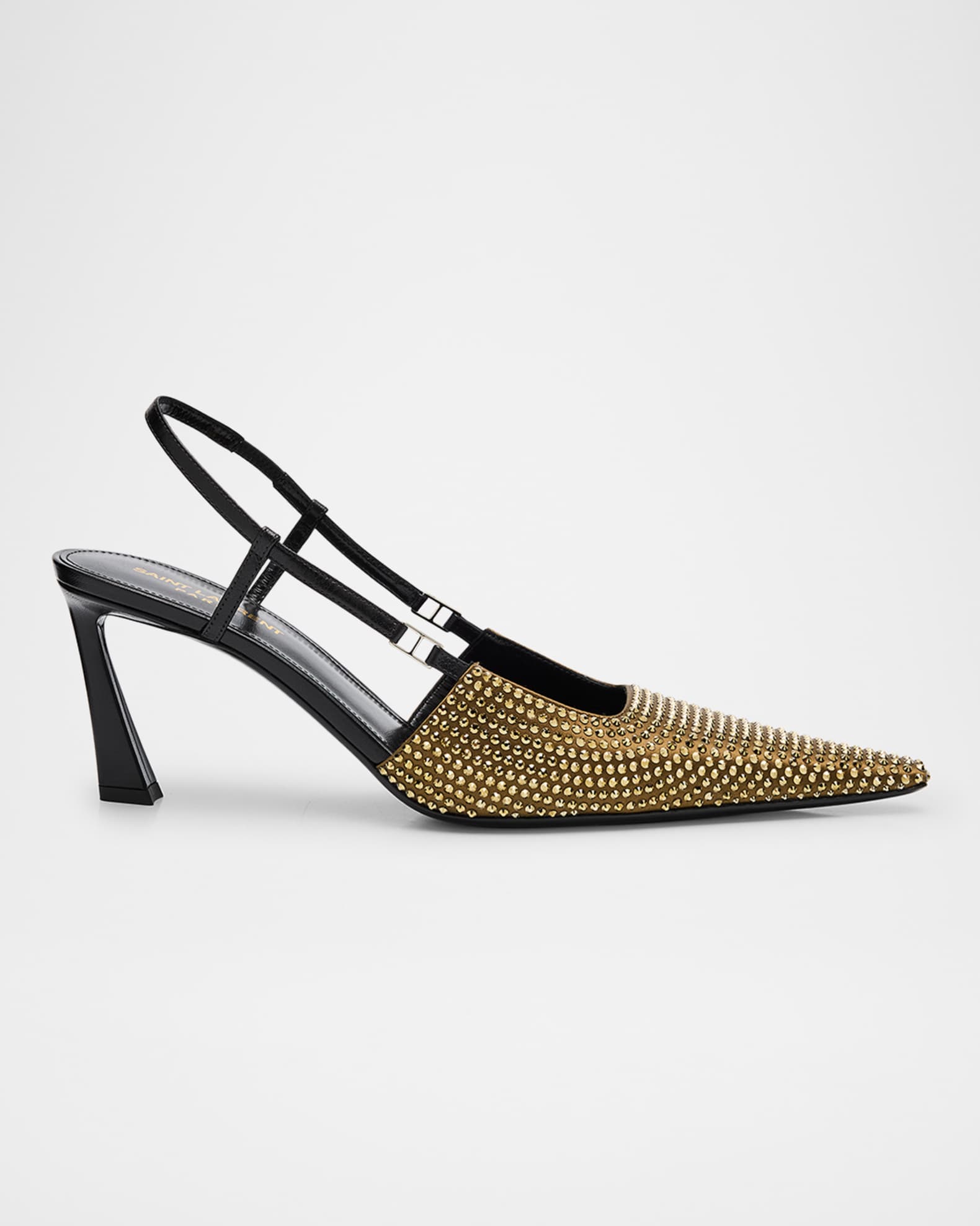 Shimmer Strass Slingback Pumps 0