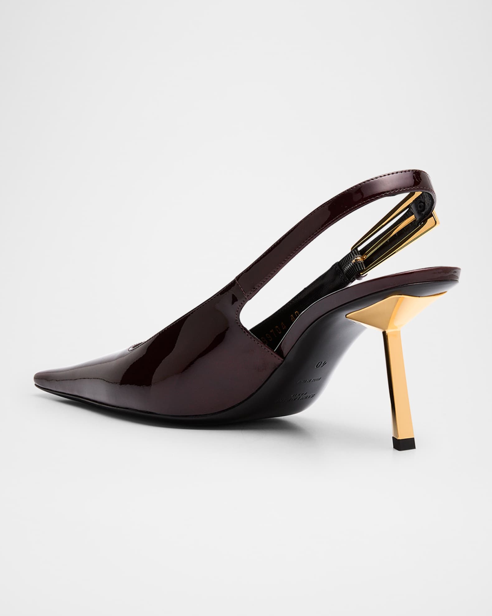 Saint Laurent Lee Glossy Slingback Pumps | Neiman Marcus Saint Laurent Lee Glossy Slingback Pumps | Neiman Marcus