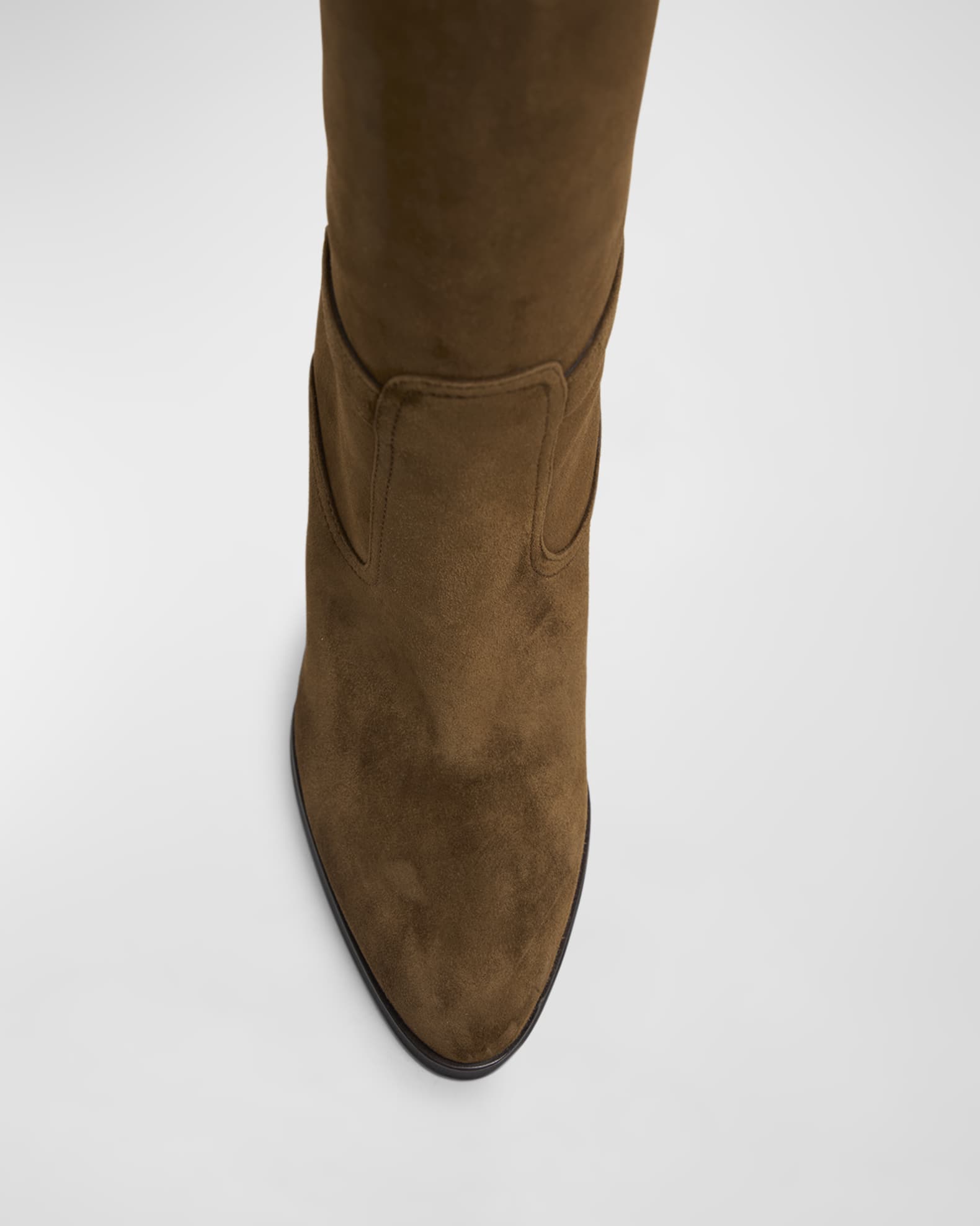 Ysl boots suede on sale