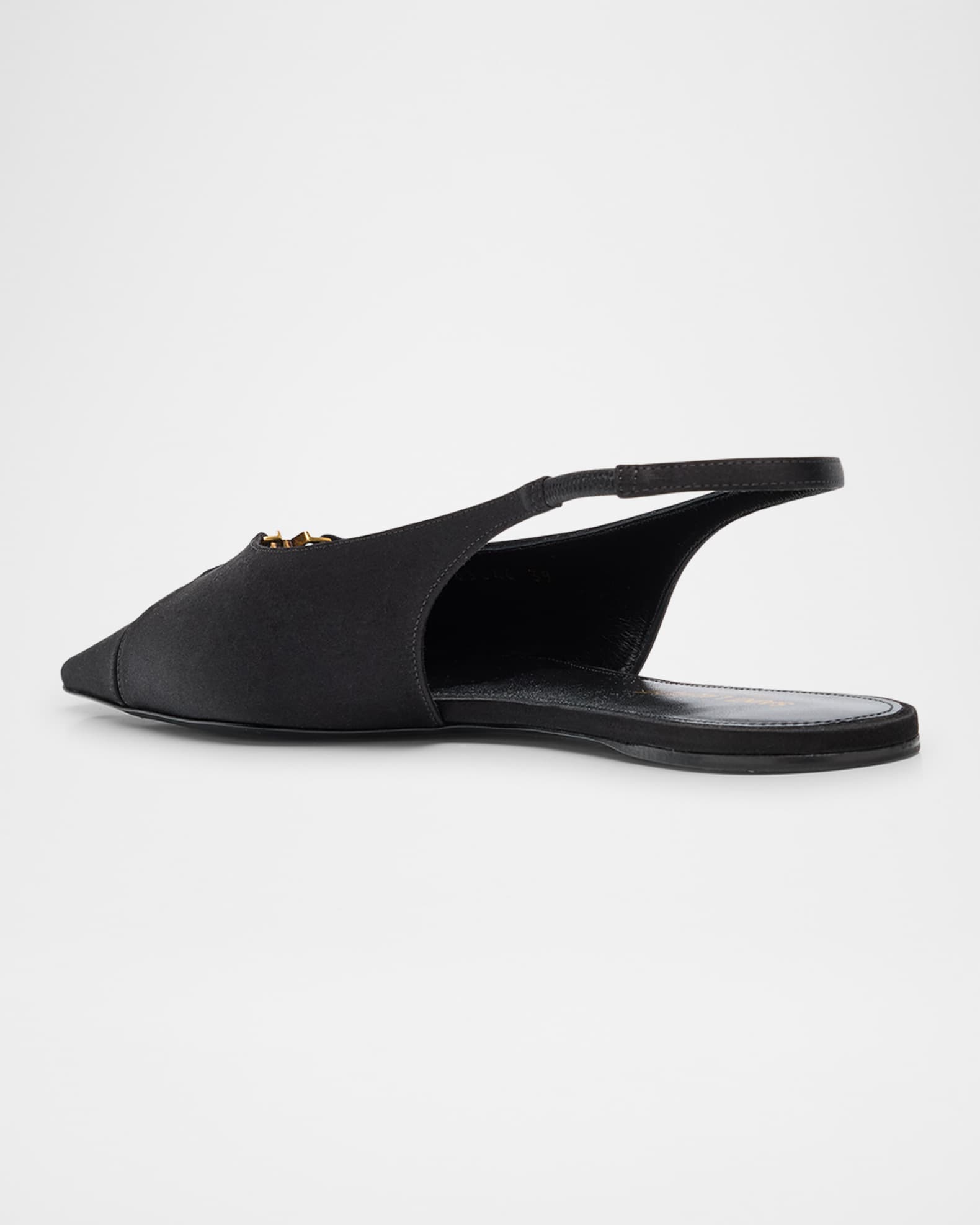 Babylone Satin Slingback Ballerina Flats 1