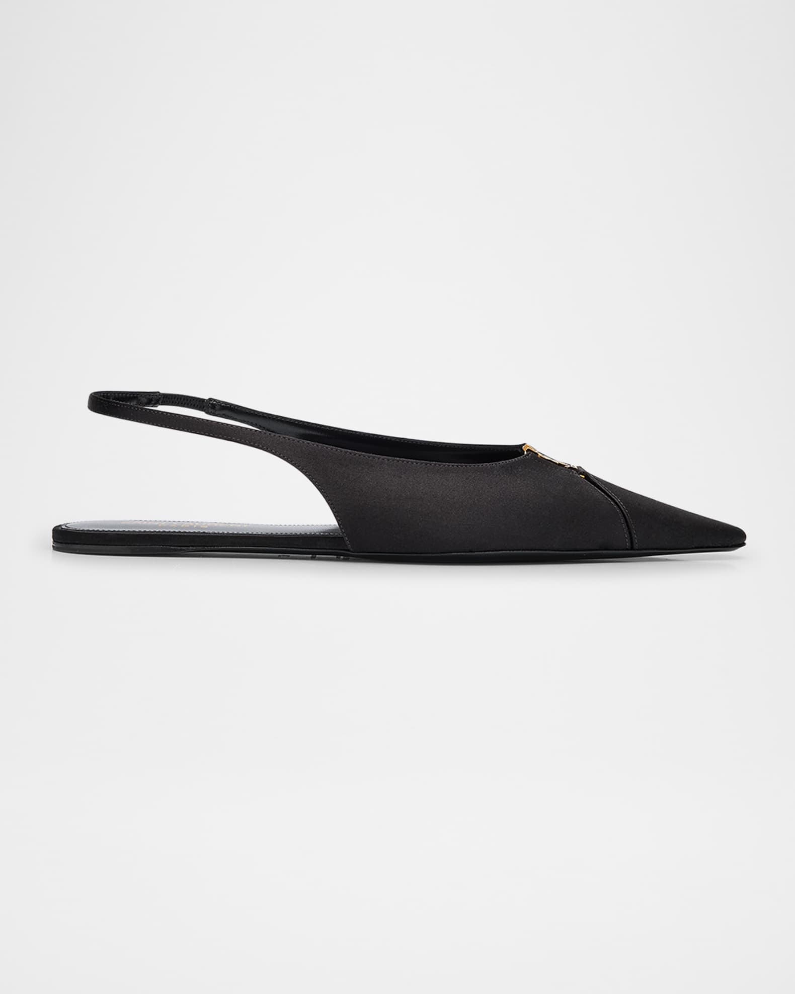 Babylone Satin Slingback Ballerina Flats 0