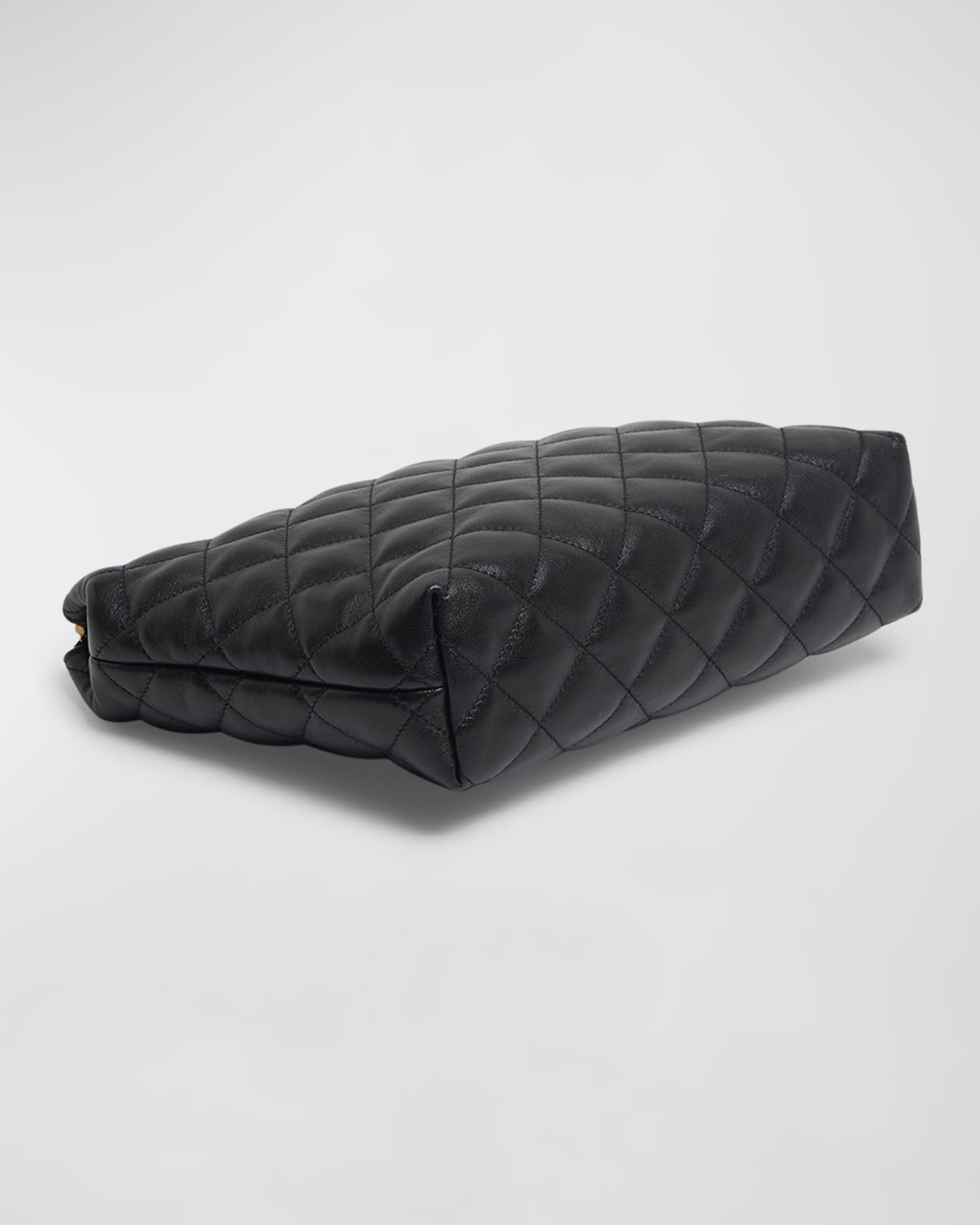 Large Cosmetic Pouch in Lambskin Leather 1