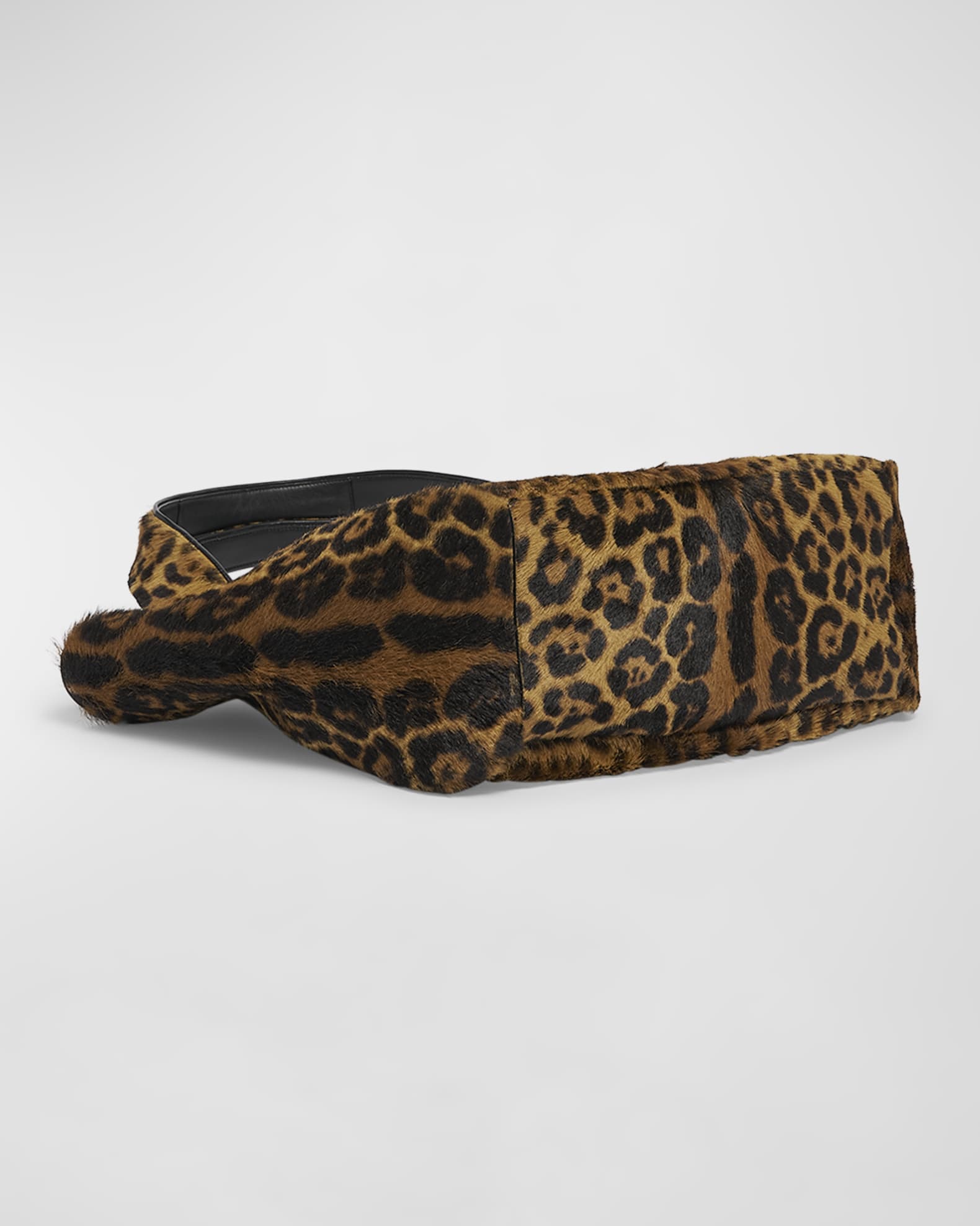 Bea YSL Leopard-Print Tote Bag in Calf Hair and Leather 1