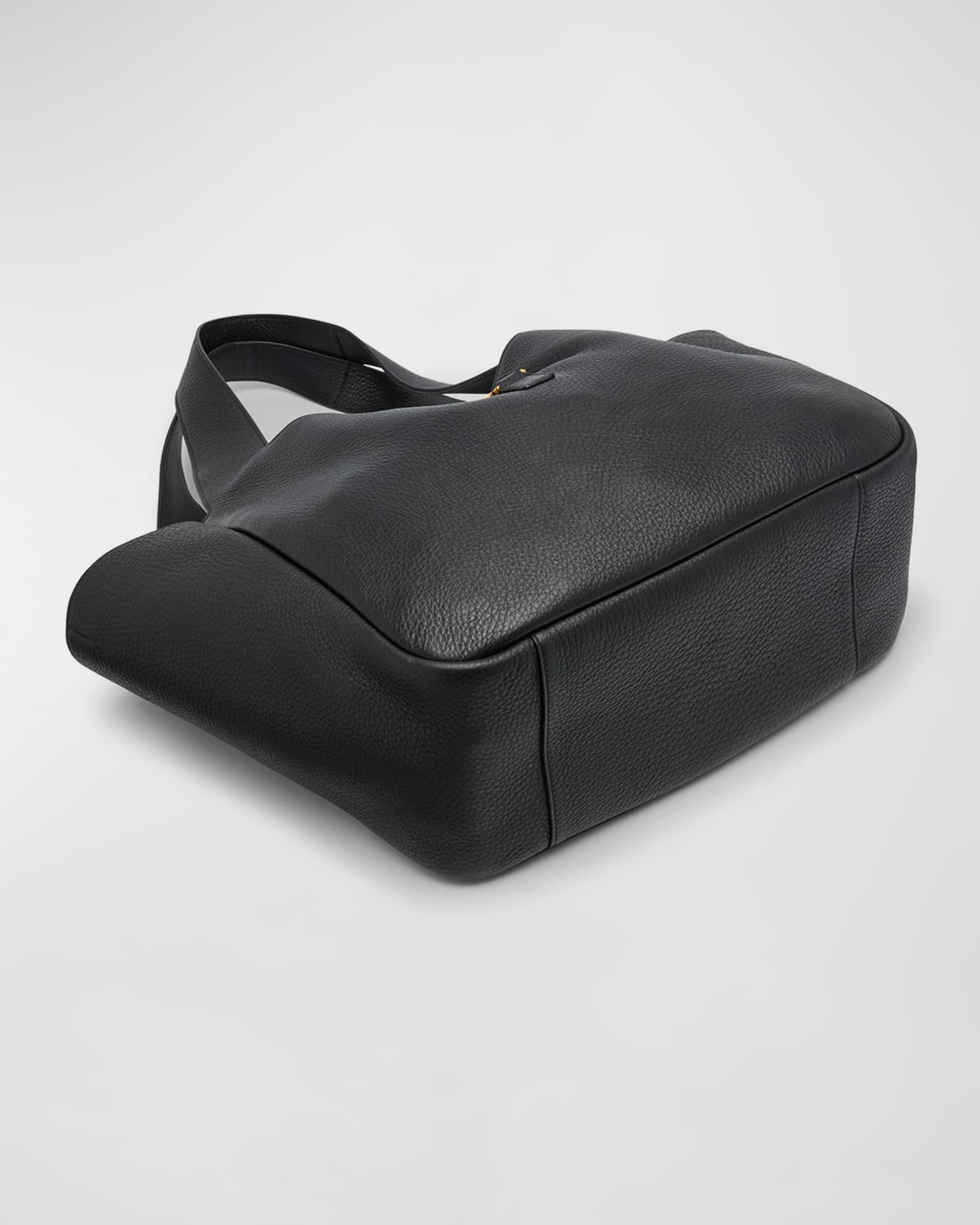 Saint Laurent Bea YSL Tote Bag in Deer Leather | Neiman Marcus