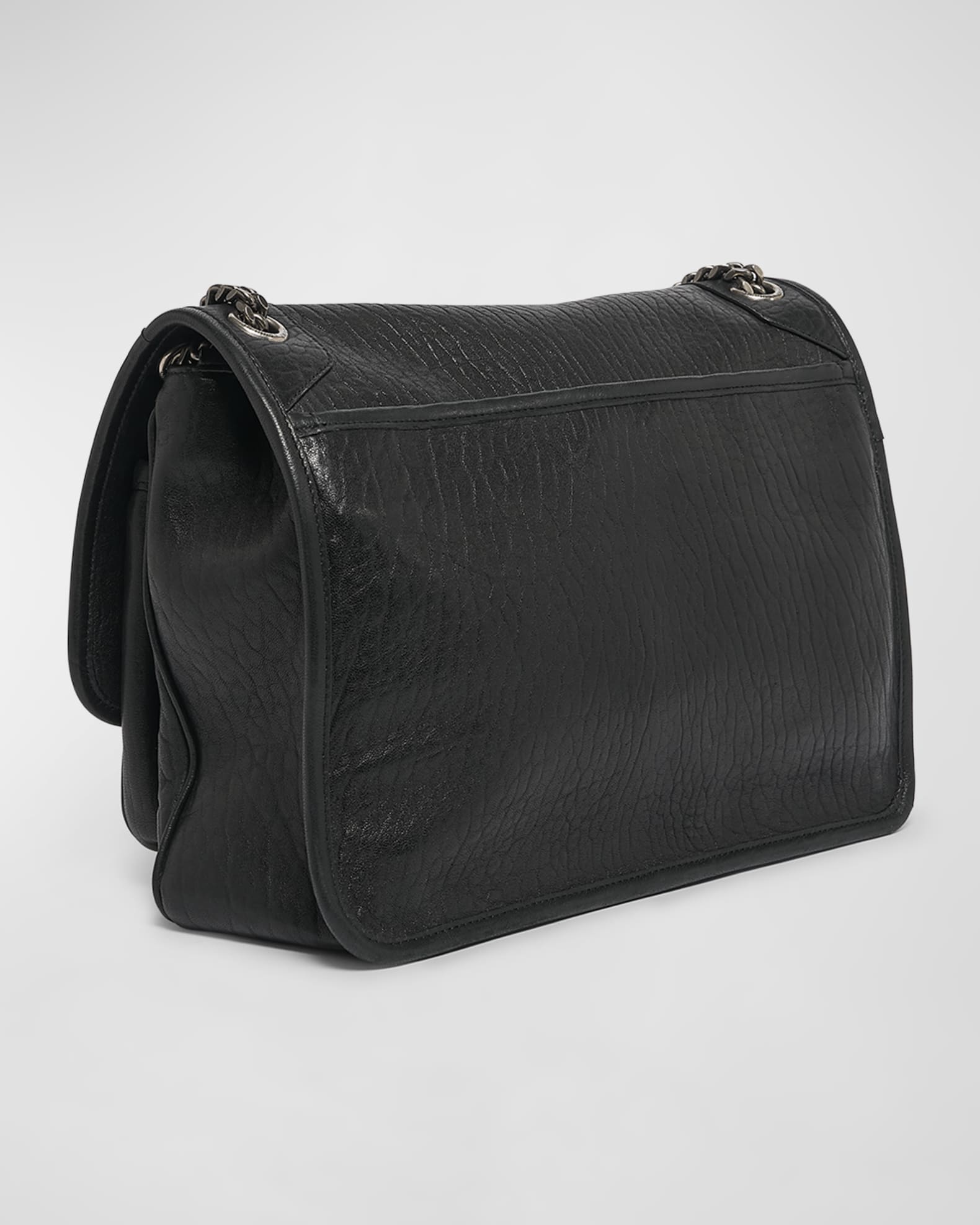 Saint Laurent Niki Large YSL Shoulder Bag in Lambskin