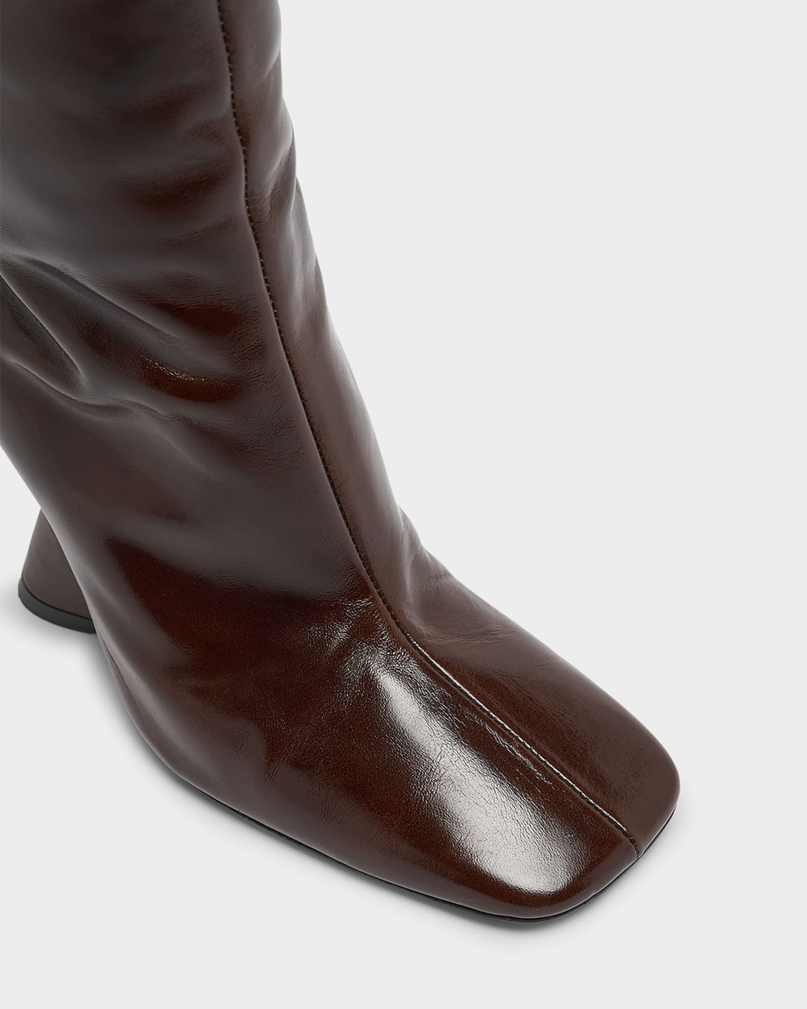 Dries Van Noten Glove Leather Wedge Knee Boots | Neiman Marcus Dries Van Noten Glove Leather Wedge Knee Boots | Neiman Marcus