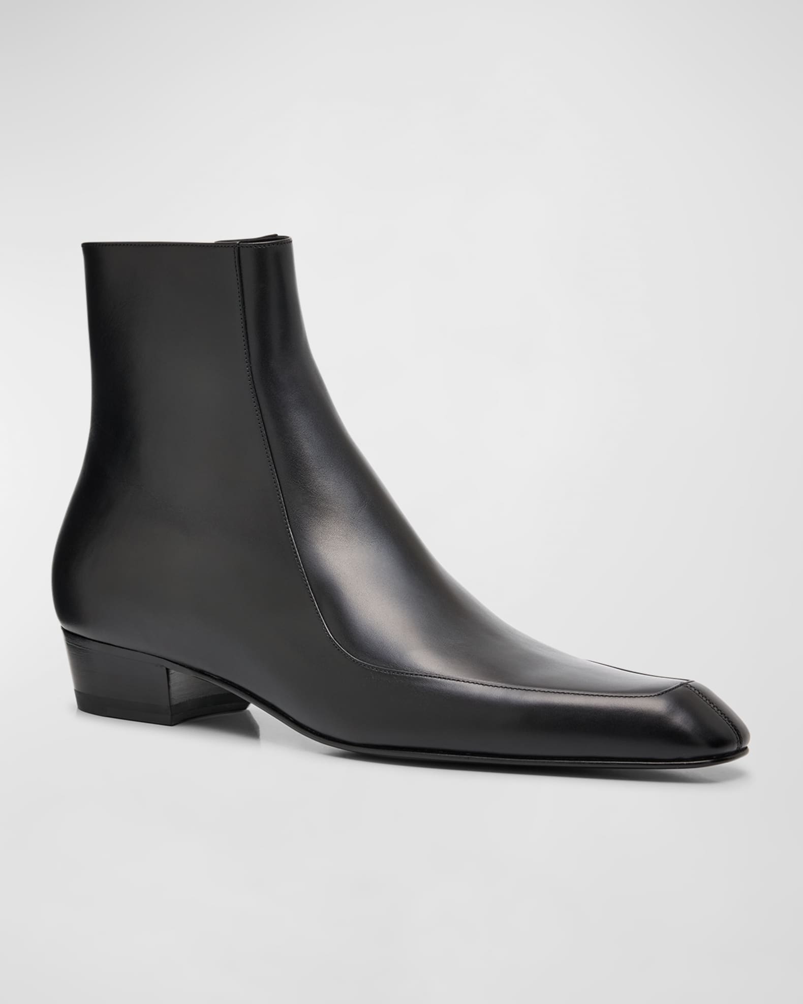 SAINT LAURENT Men s Augustin Leather Ankle Boots