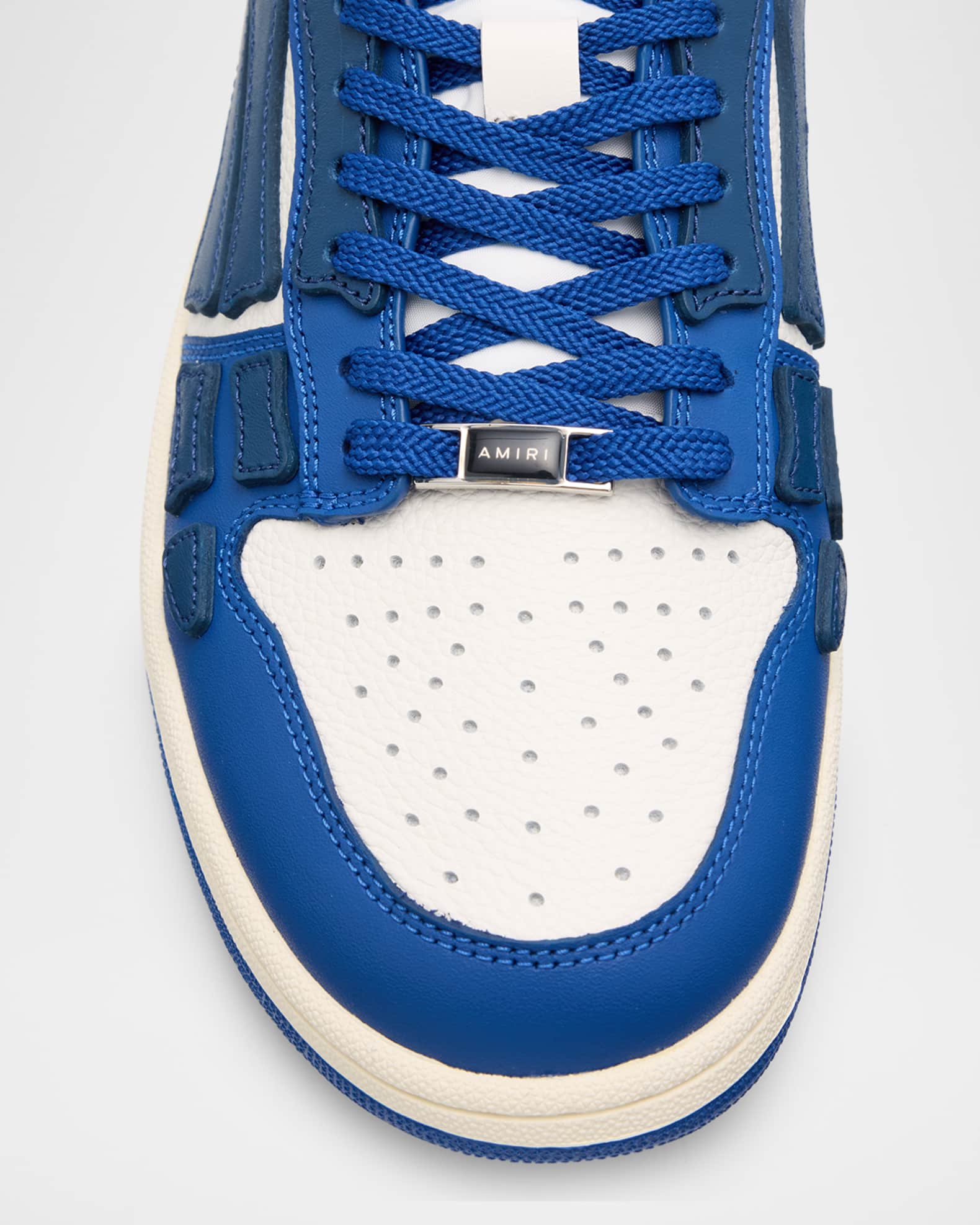 Amiri Men's Skel Leather Low-Top Sneakers | Neiman Marcus