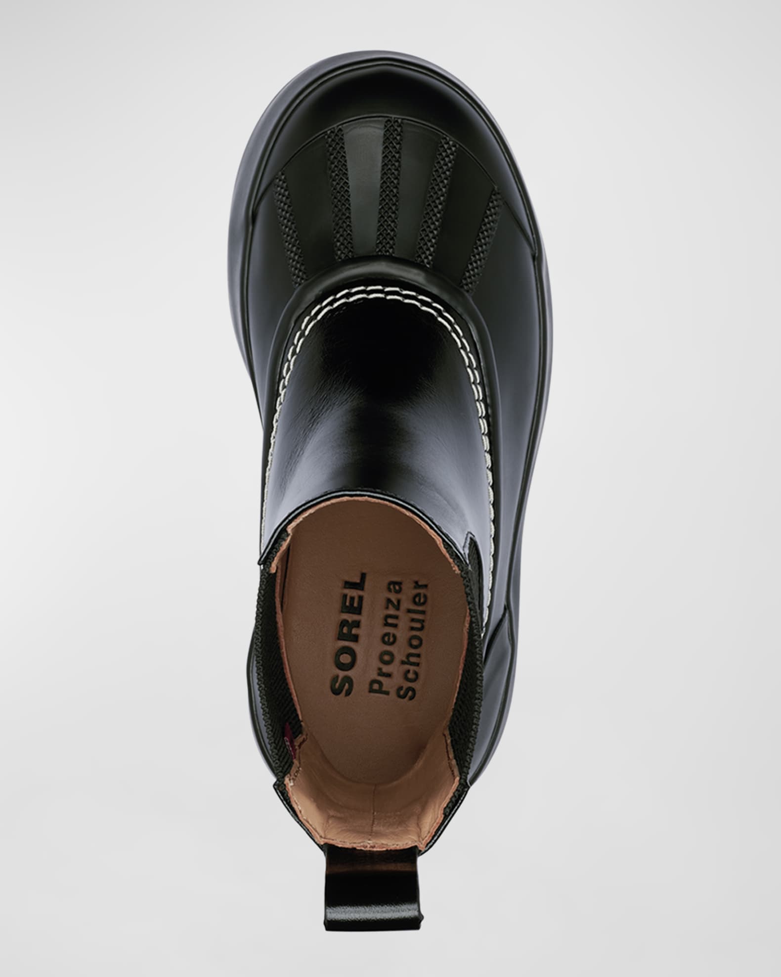 x Proenza Schouler Leather Rubber Chelsea Booties | Neiman x Proenza Schouler Leather Rubber Chelsea Booties | Neiman