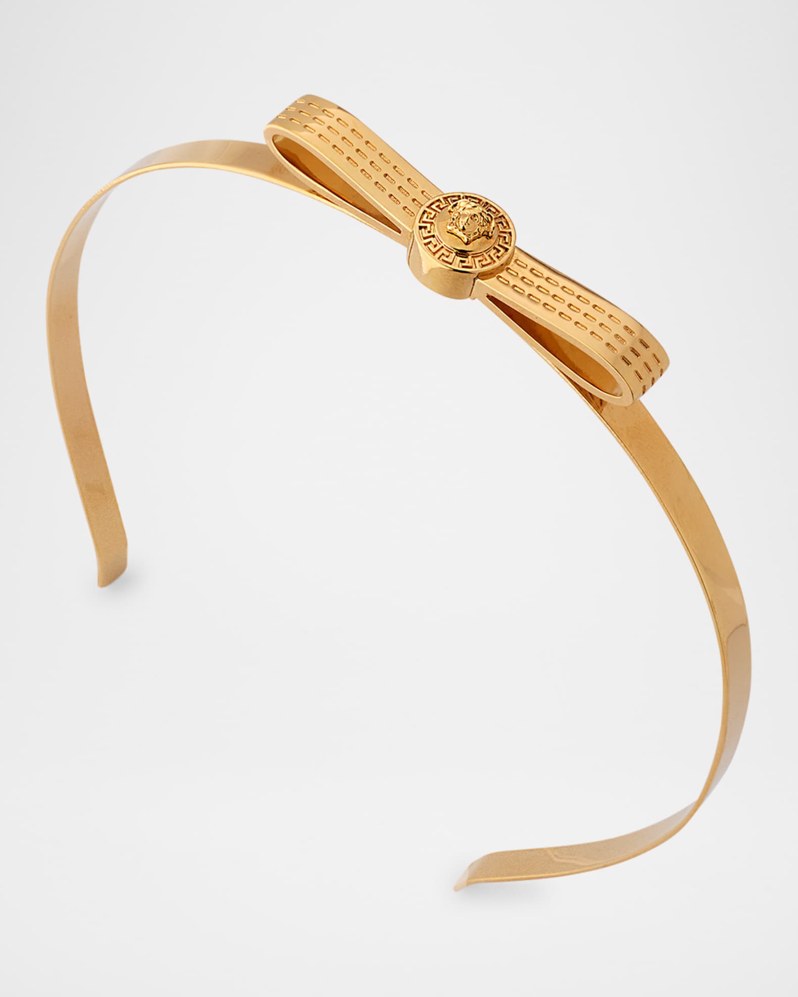 【関税込み】Medusa Headband - Versace - Satin - Black Medusa Headband - Versace - Satin - Black