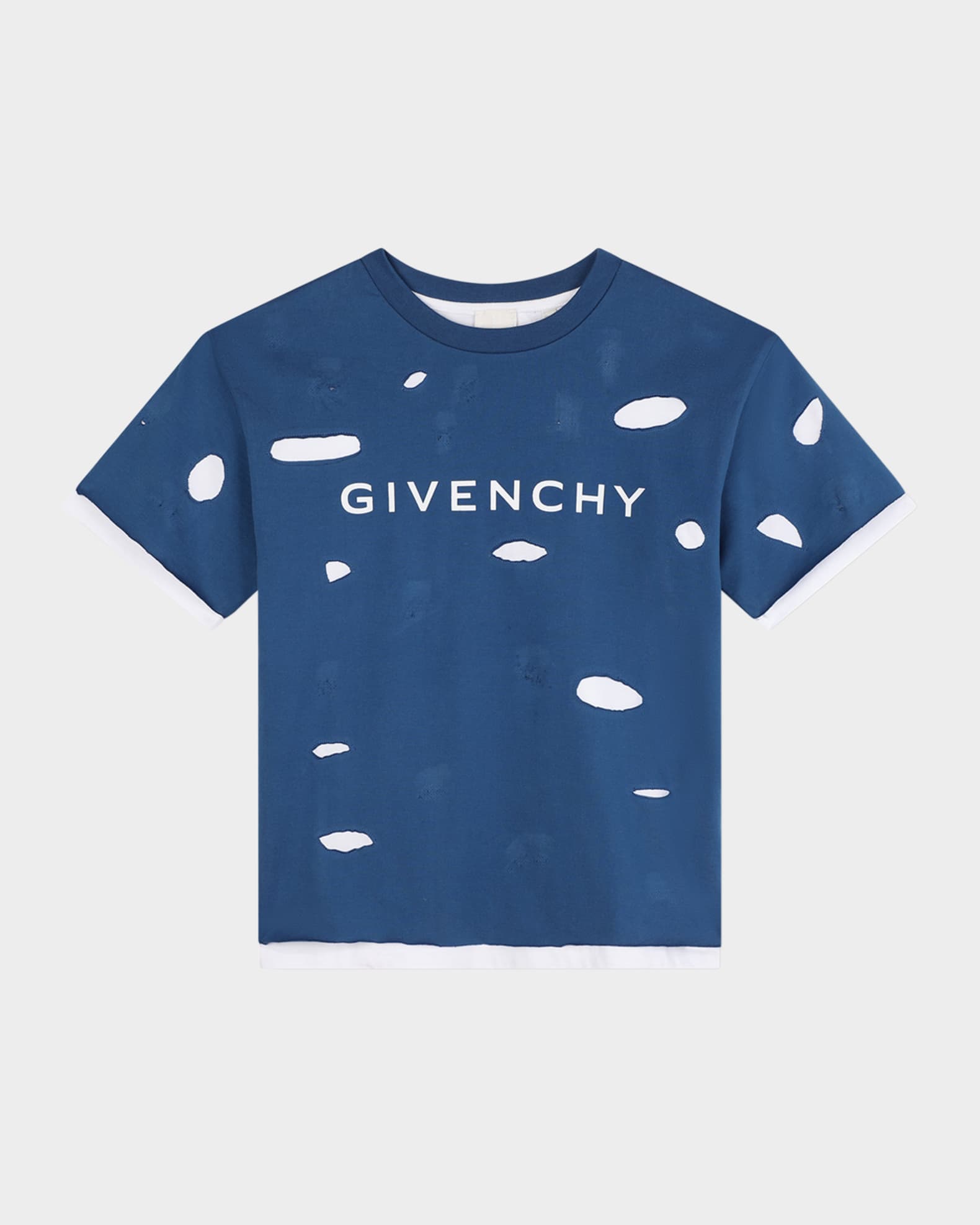 Blue givenchy shirt hot sale