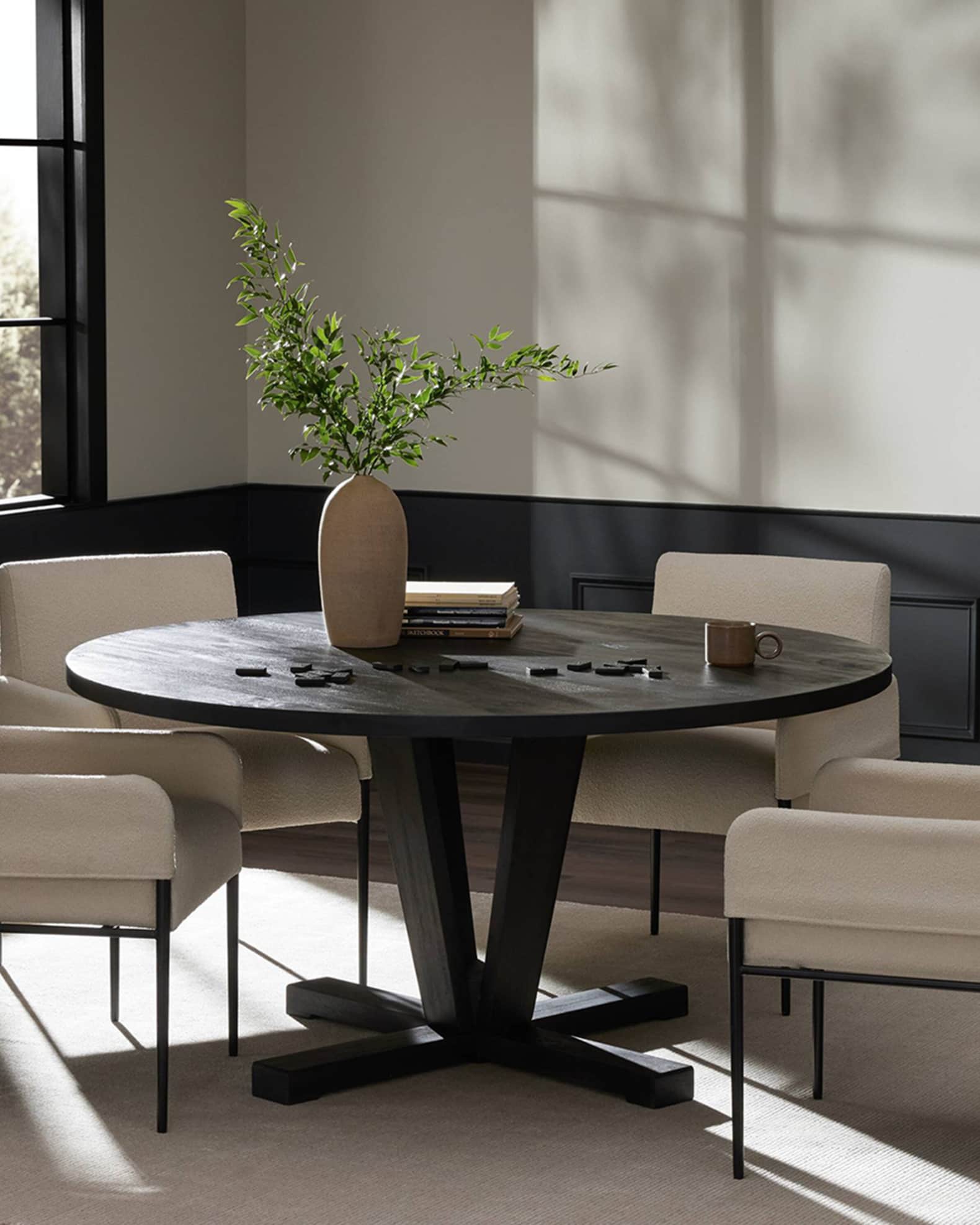Four Hands Cobain Round Dining Table, 60" | Neiman Marcus