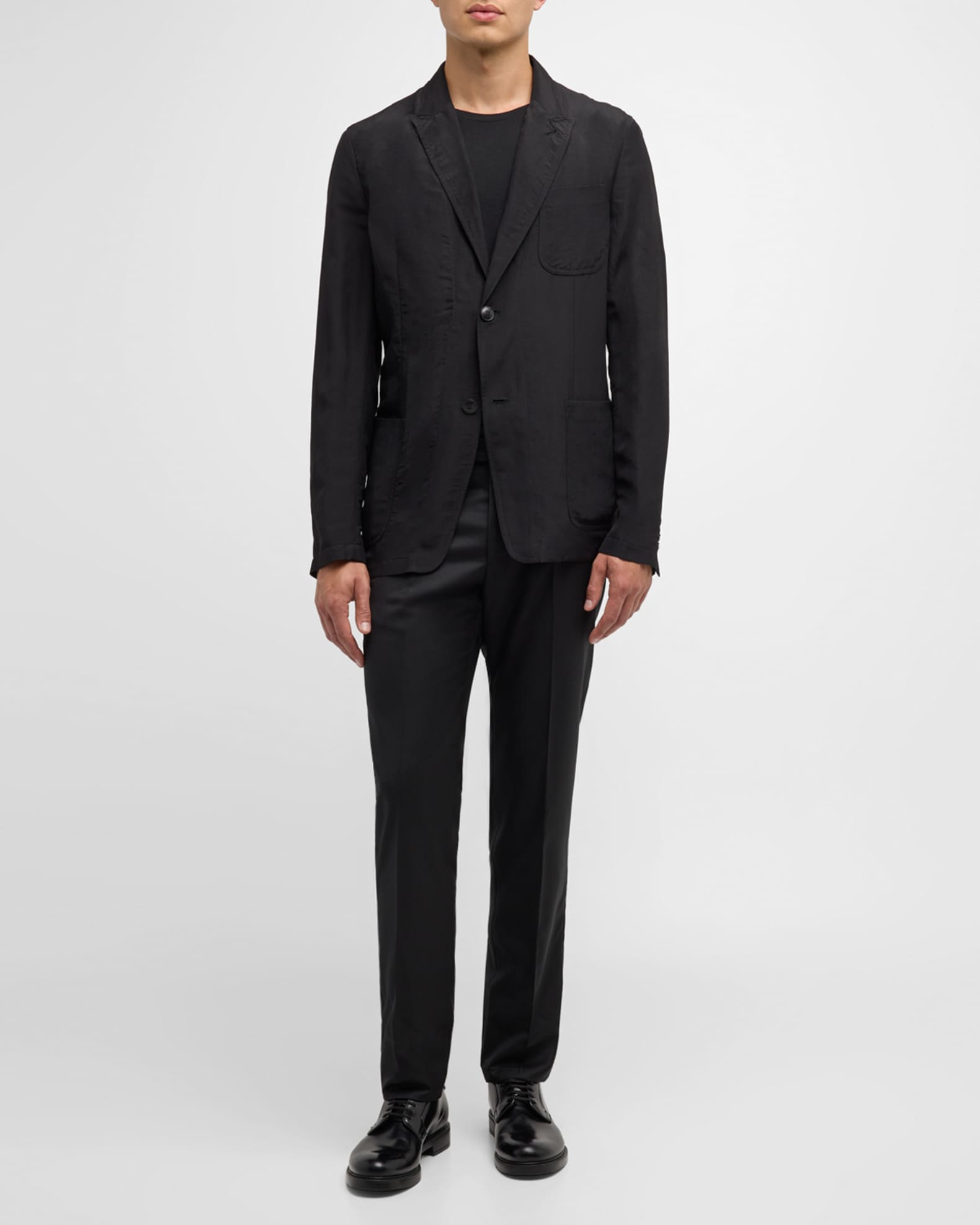 Giorgio Armani Beige Viscose Blazer