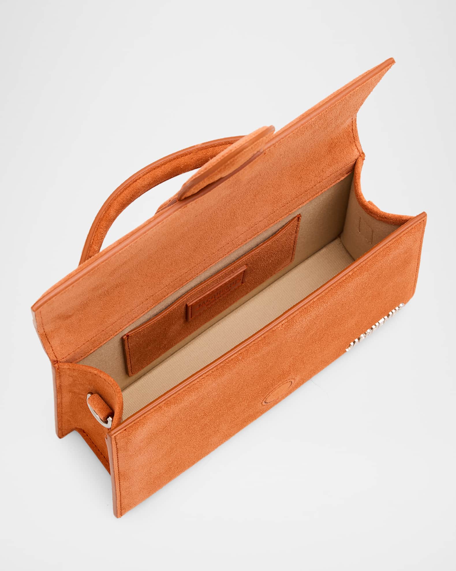 Jacquemus Le Grand Bambino Suede Crossbody Bag | Neiman Marcus