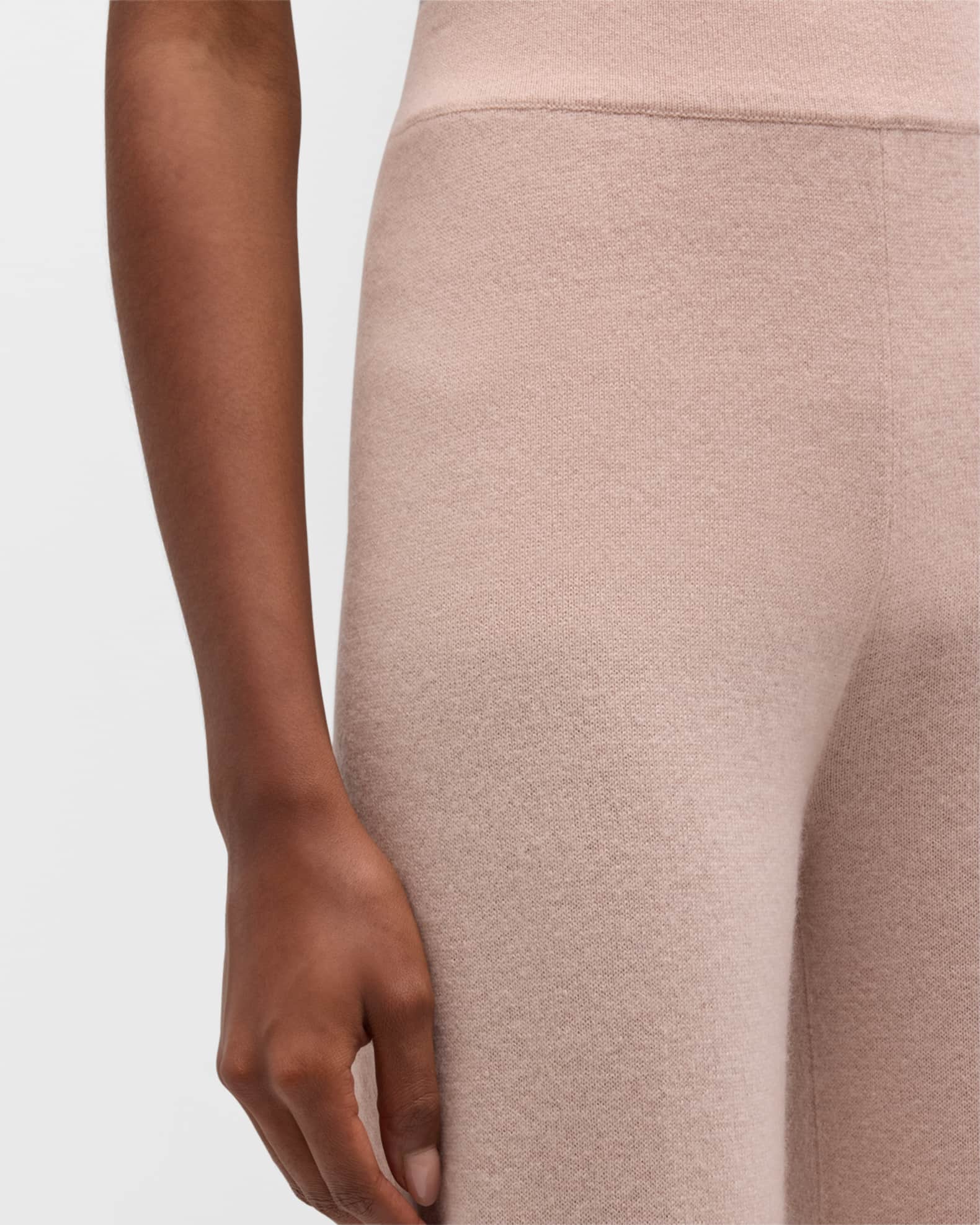 Cashmere Straight-Leg Knit Pants