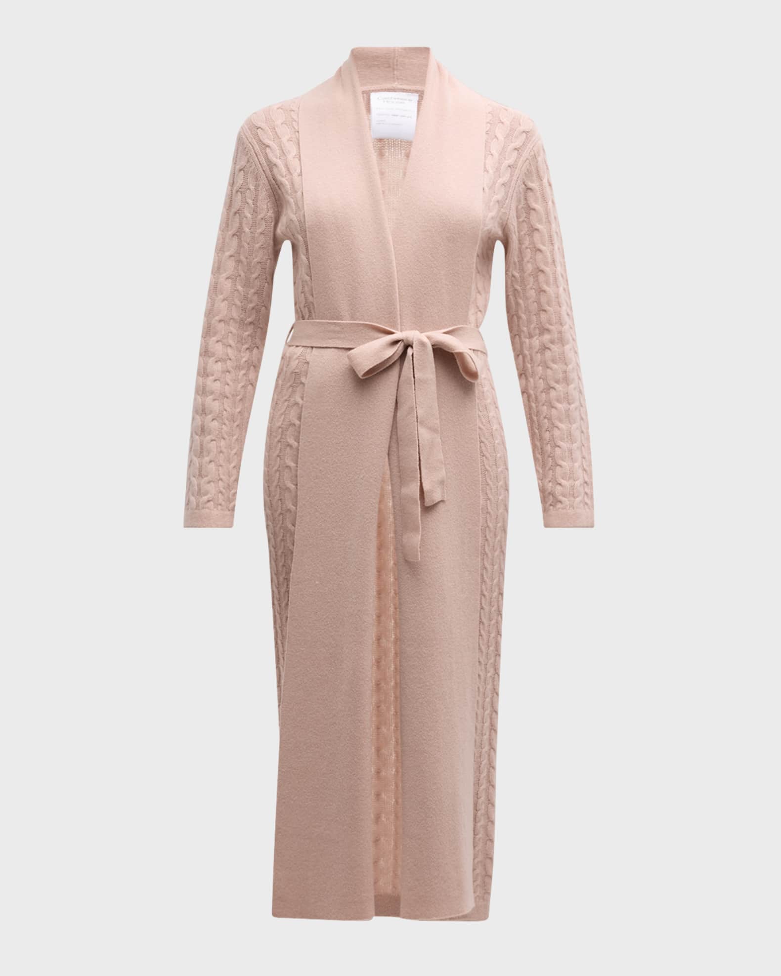 Cashmere Cable-Knit Robe 0