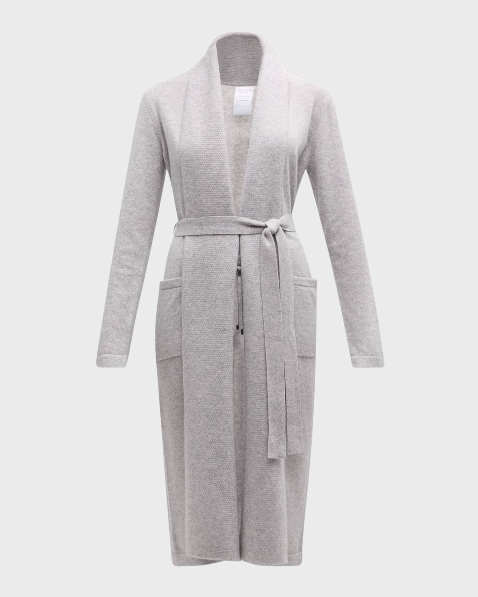 Cashmere Shawl-Collar Robe 0