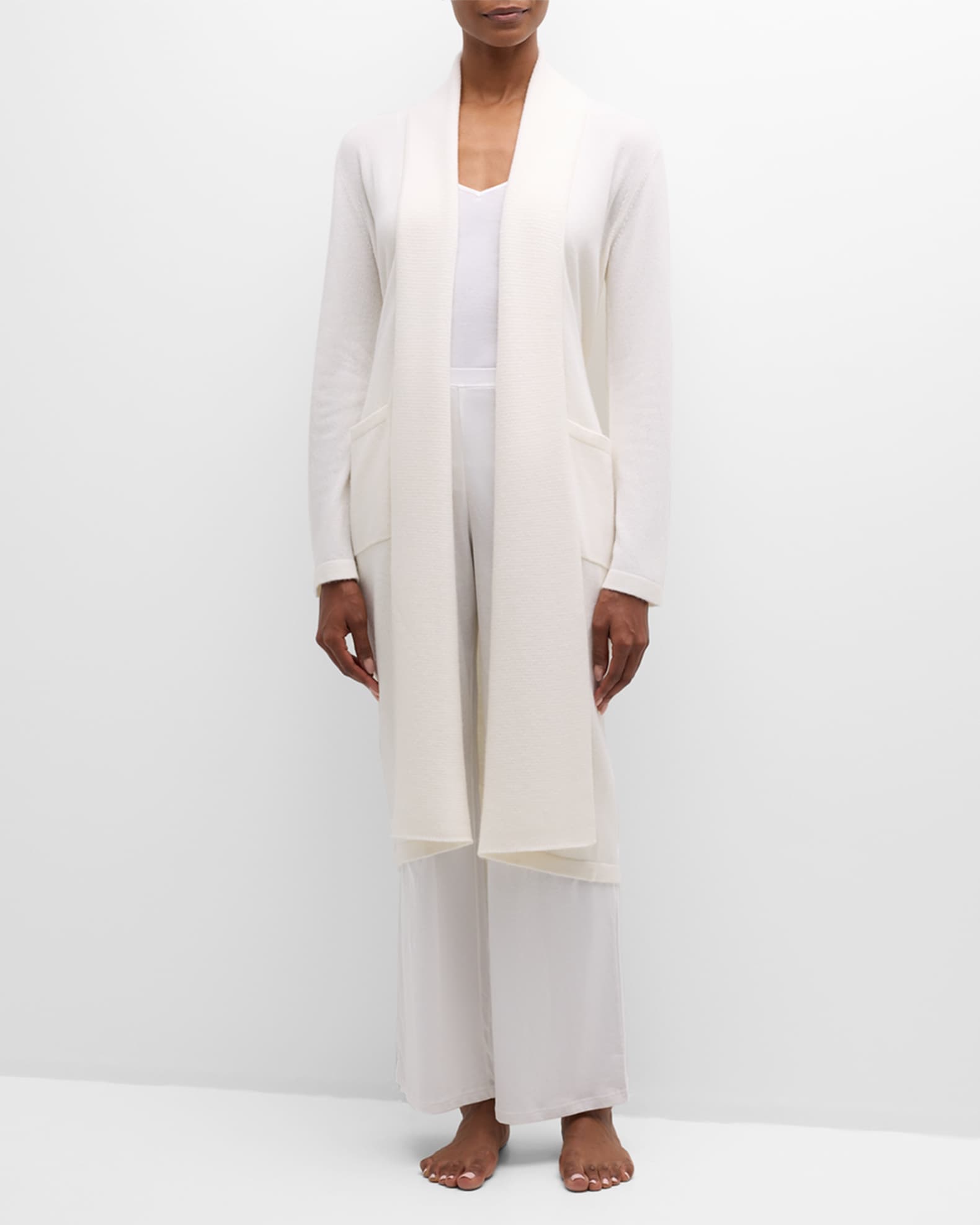 Cashmere Shawl-Collar Robe