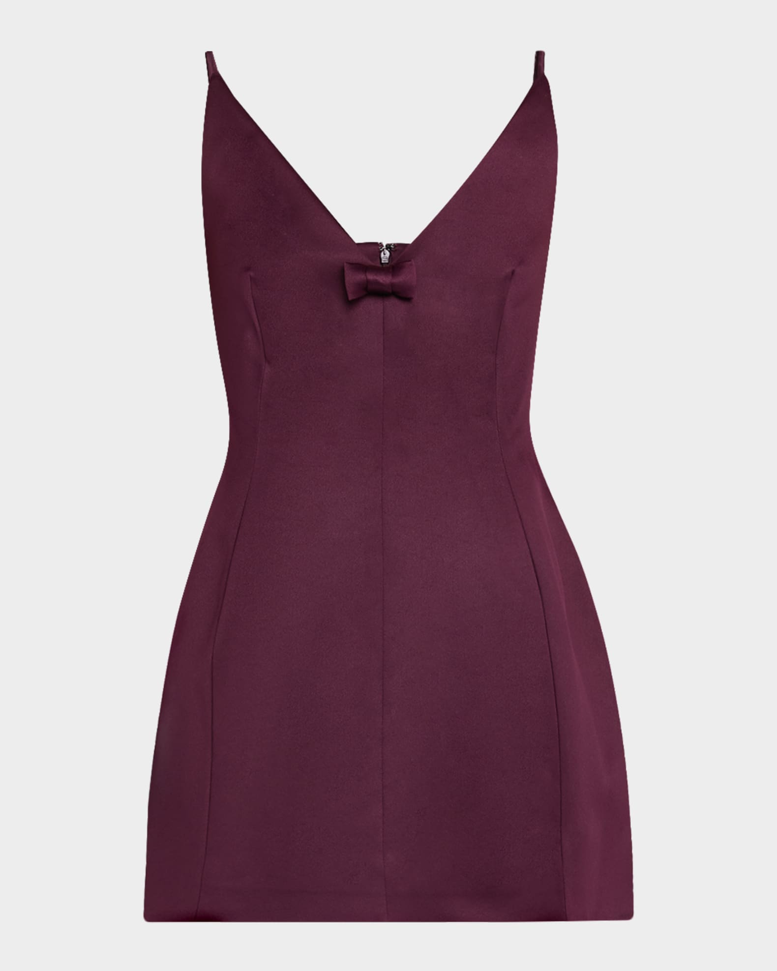 Marc Jacobs Satin Bow Mini Dress | Neiman Marcus