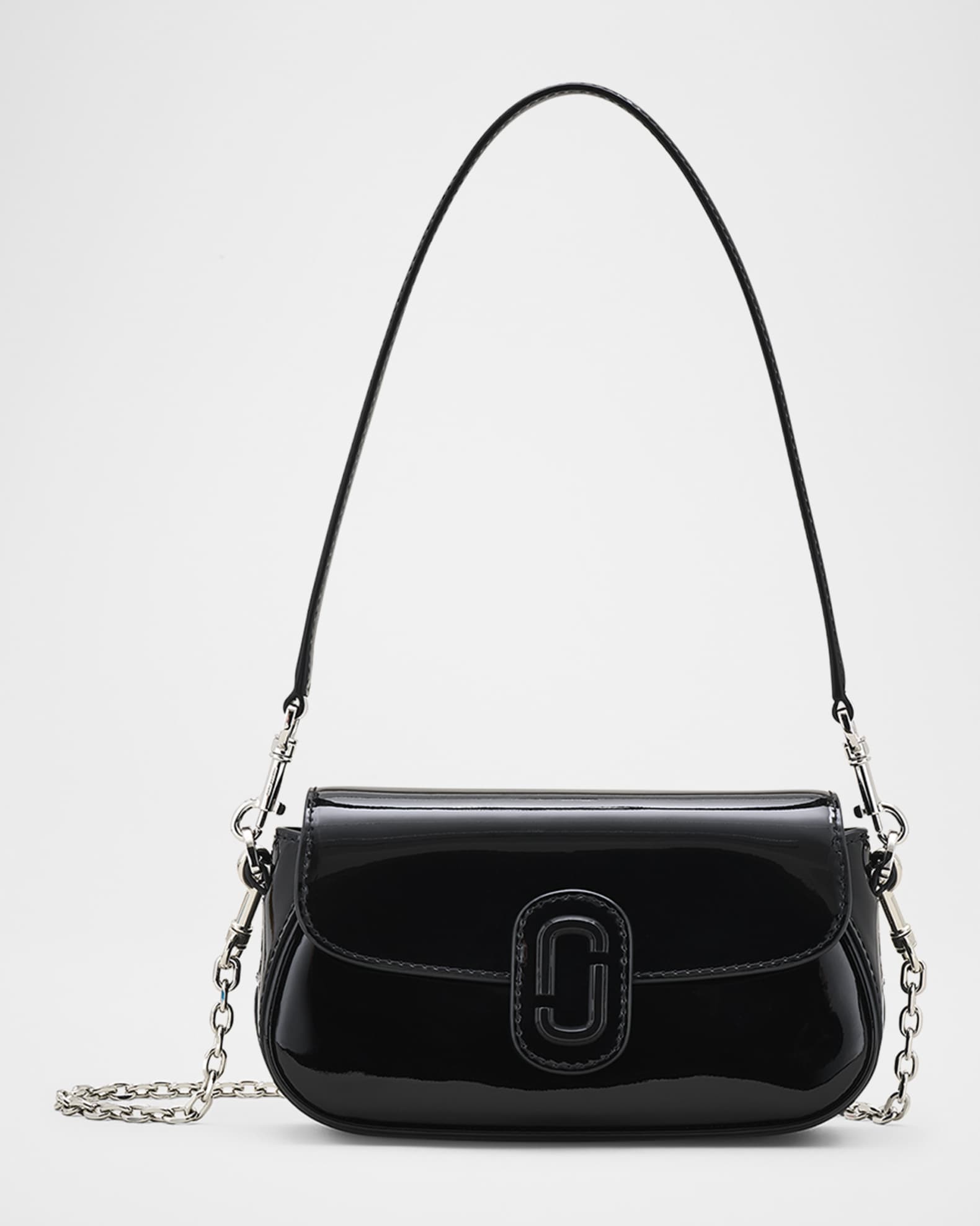 Patent leather shoulder bag hot sale