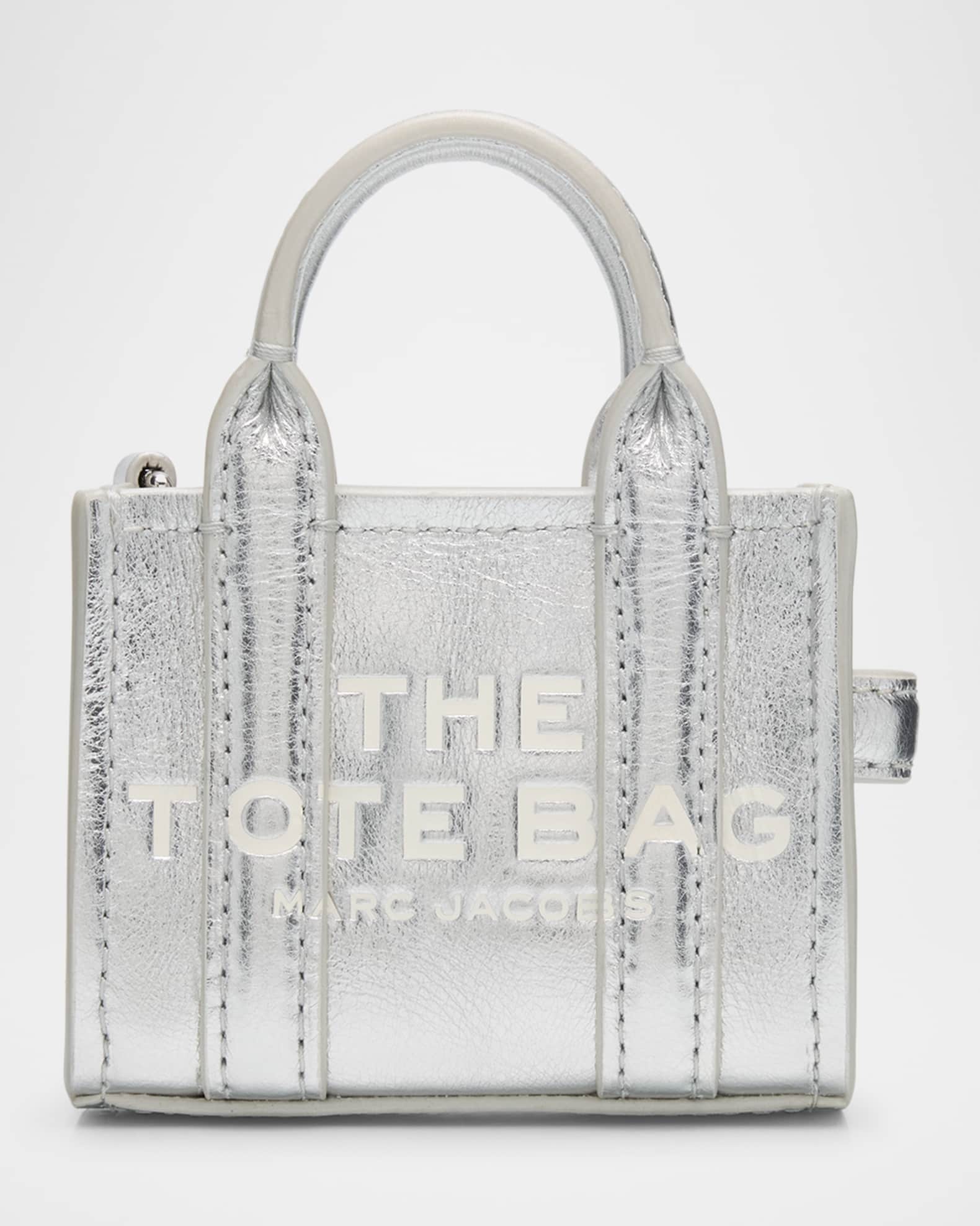 訳あり超特価の通販 Metallic The Jacobs Marc Leather Marcus Neiman | Charm Tote Nano アクセサリー