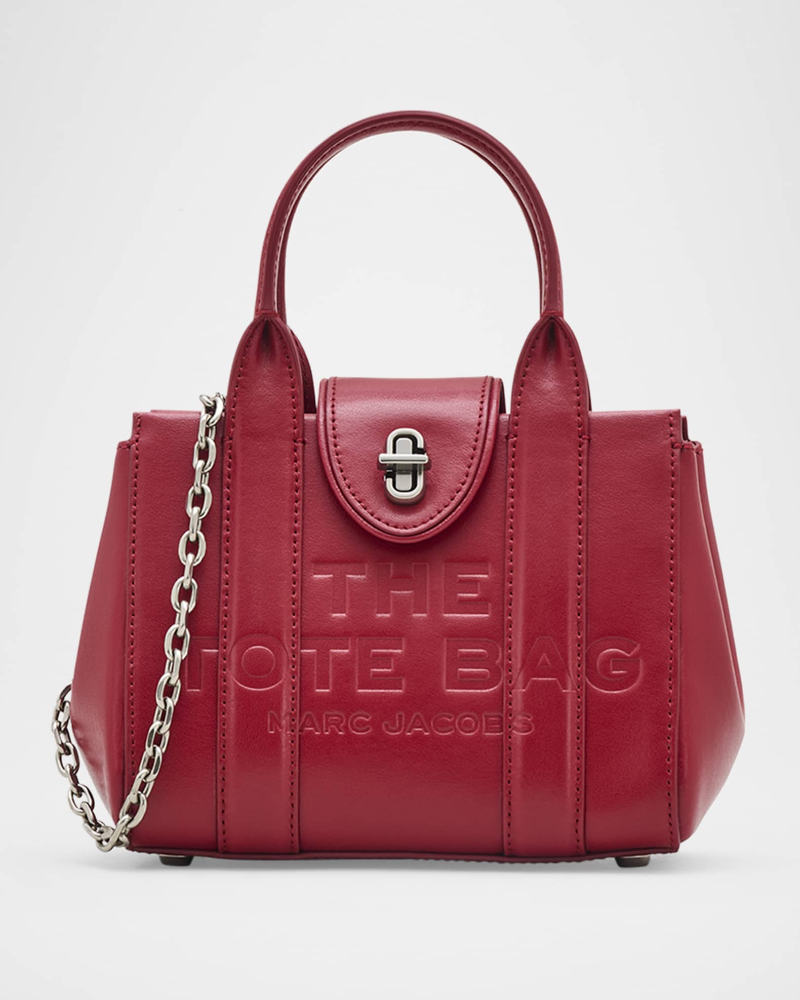 Marc jacobs lock that leather tote bag hot sale