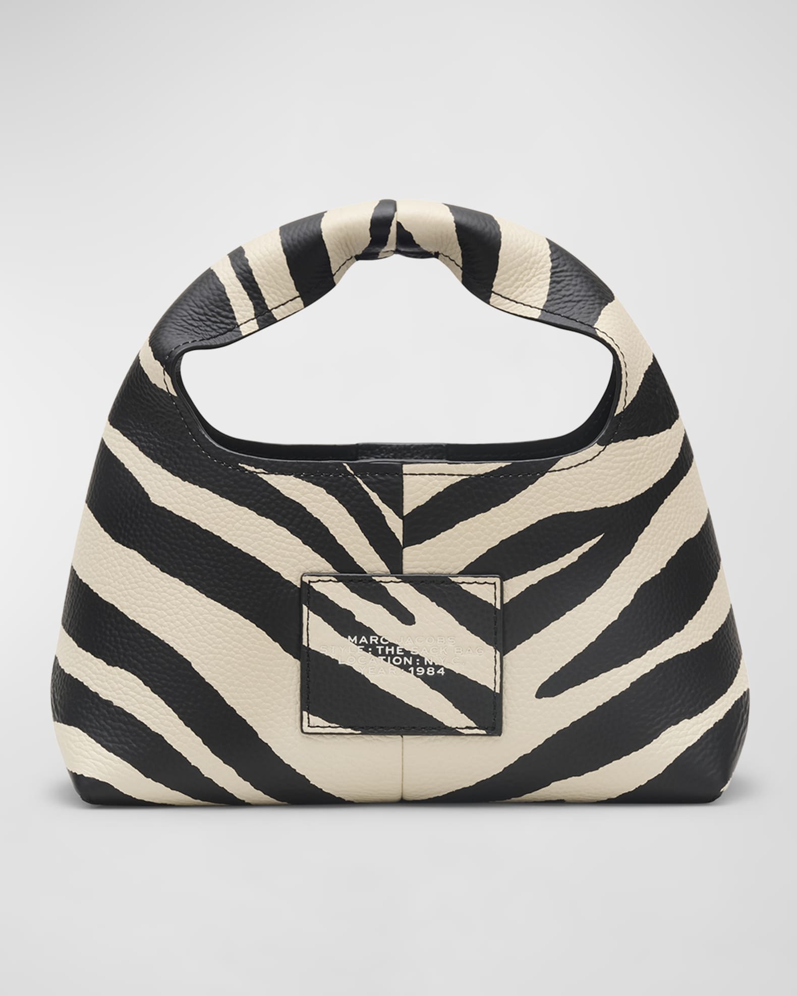 Marc Jacobs The Zebra Leather Mini Sack Bag Neiman Marcus
