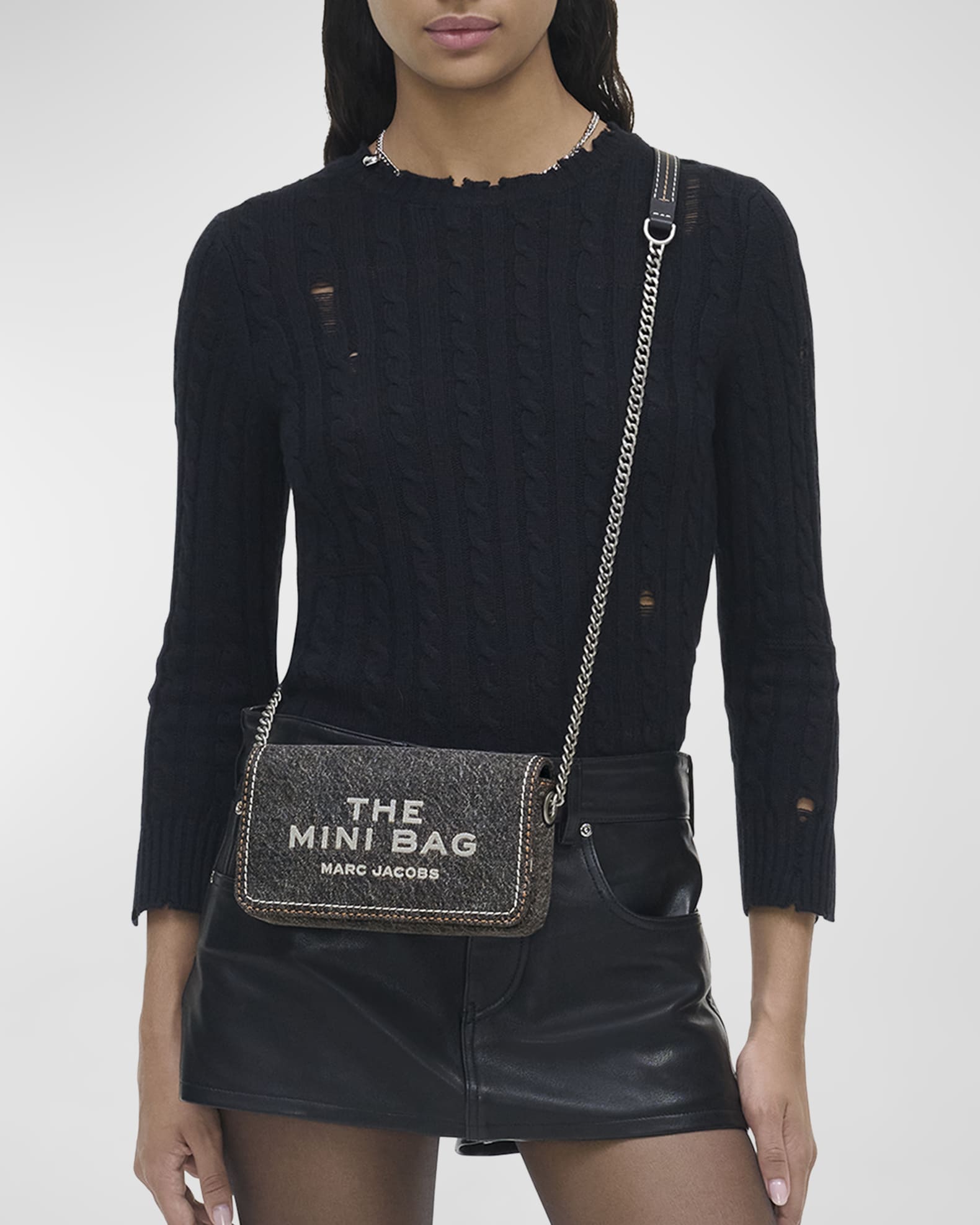 Marc Jacobs The Denim Chain Mini Bag Neiman Marcus