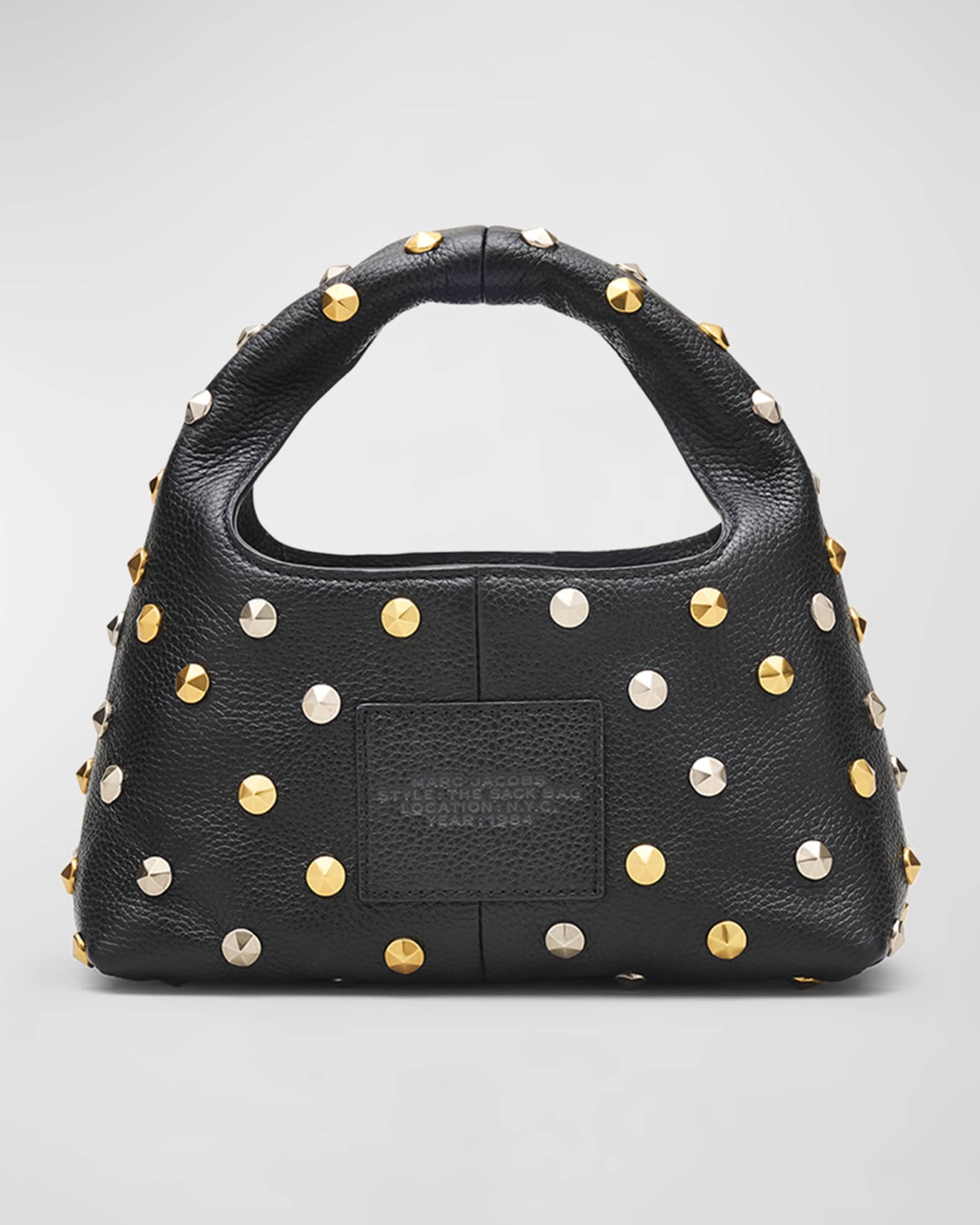 Marc Jacobs The Glam Studs Leather Mini Sack Bag Neiman Marcus