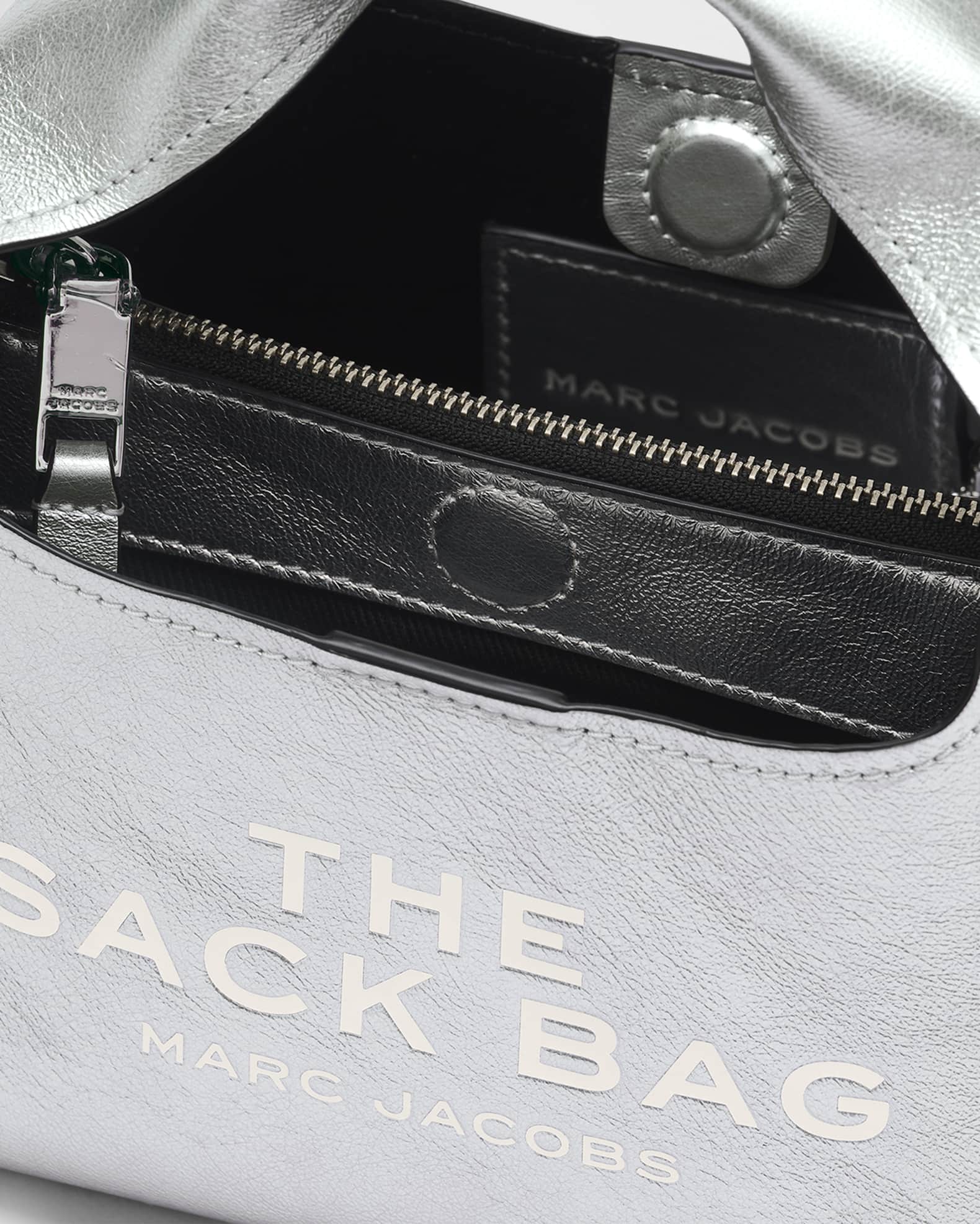 Marc Jacobs The Metallic Leather Mini Sack Bag | Neiman Marcus