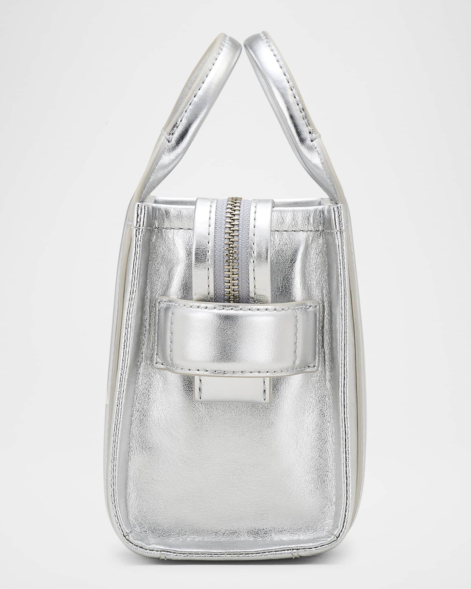 Marc Jacobs The Metallic Leather Crossbody Tote Bag | Neiman