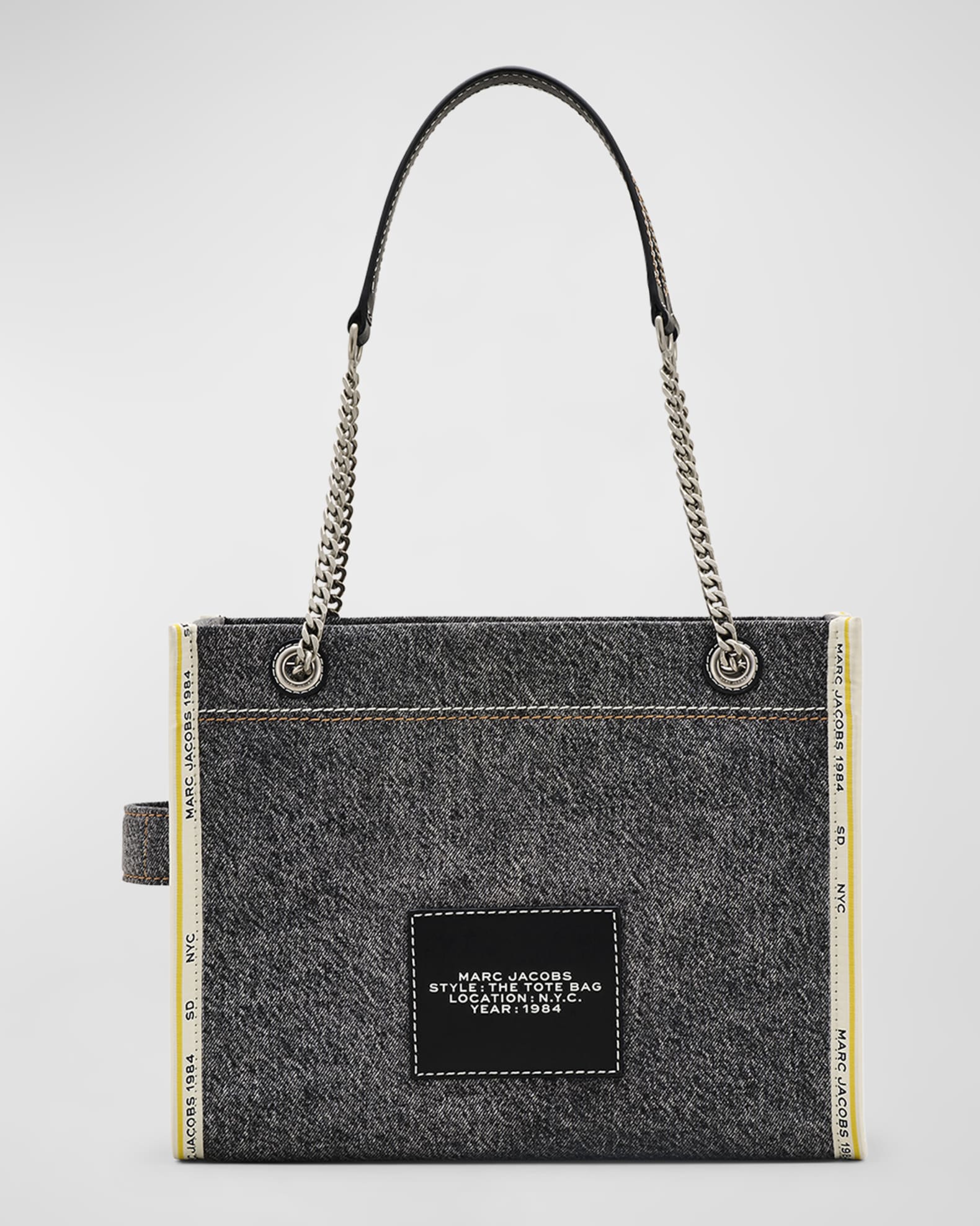 Marc Jacobs The Denim Chain Medium Tote Bag Neiman Marcus