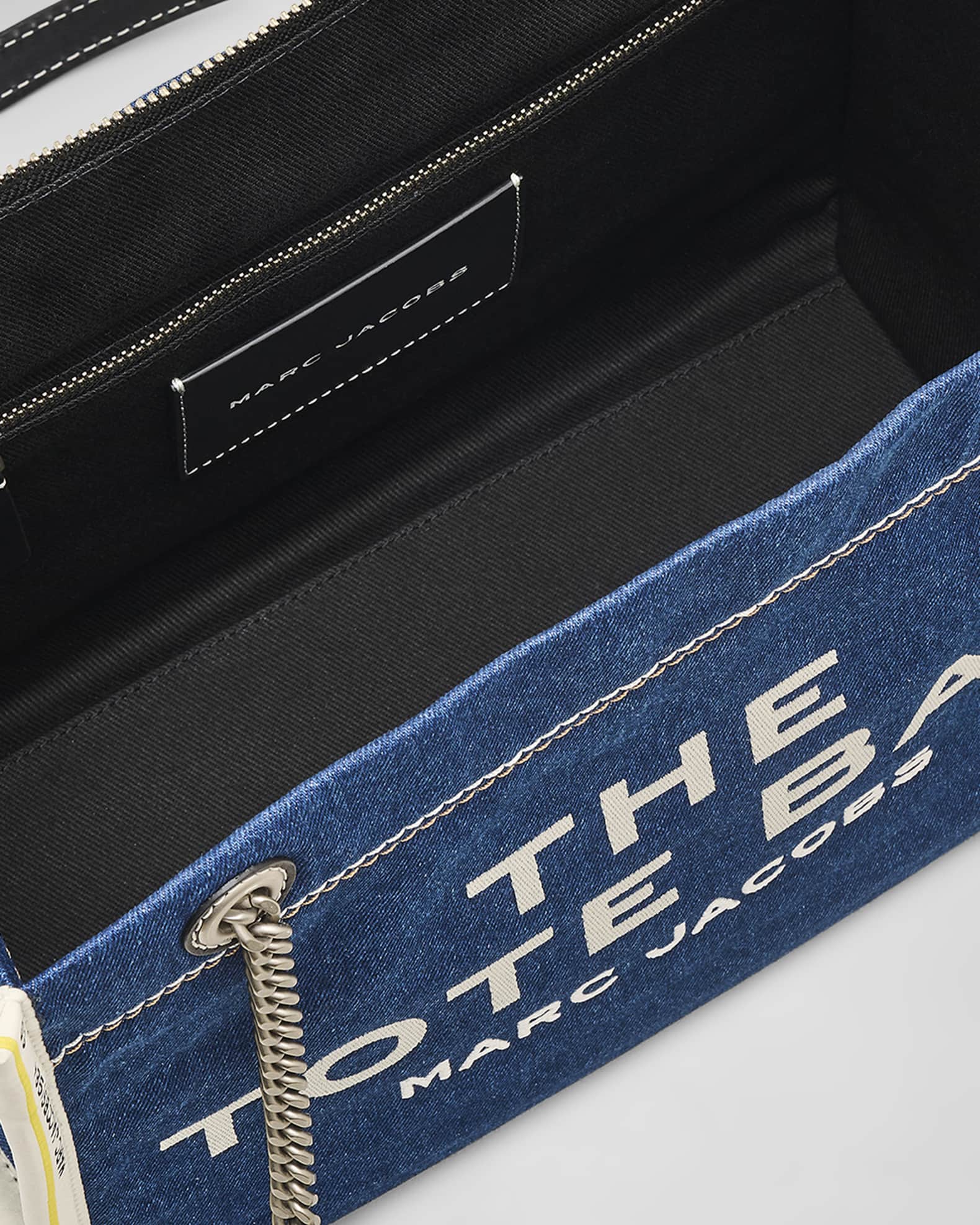 Marc Jacobs The Denim Chain Medium Tote Bag | Neiman Marcus