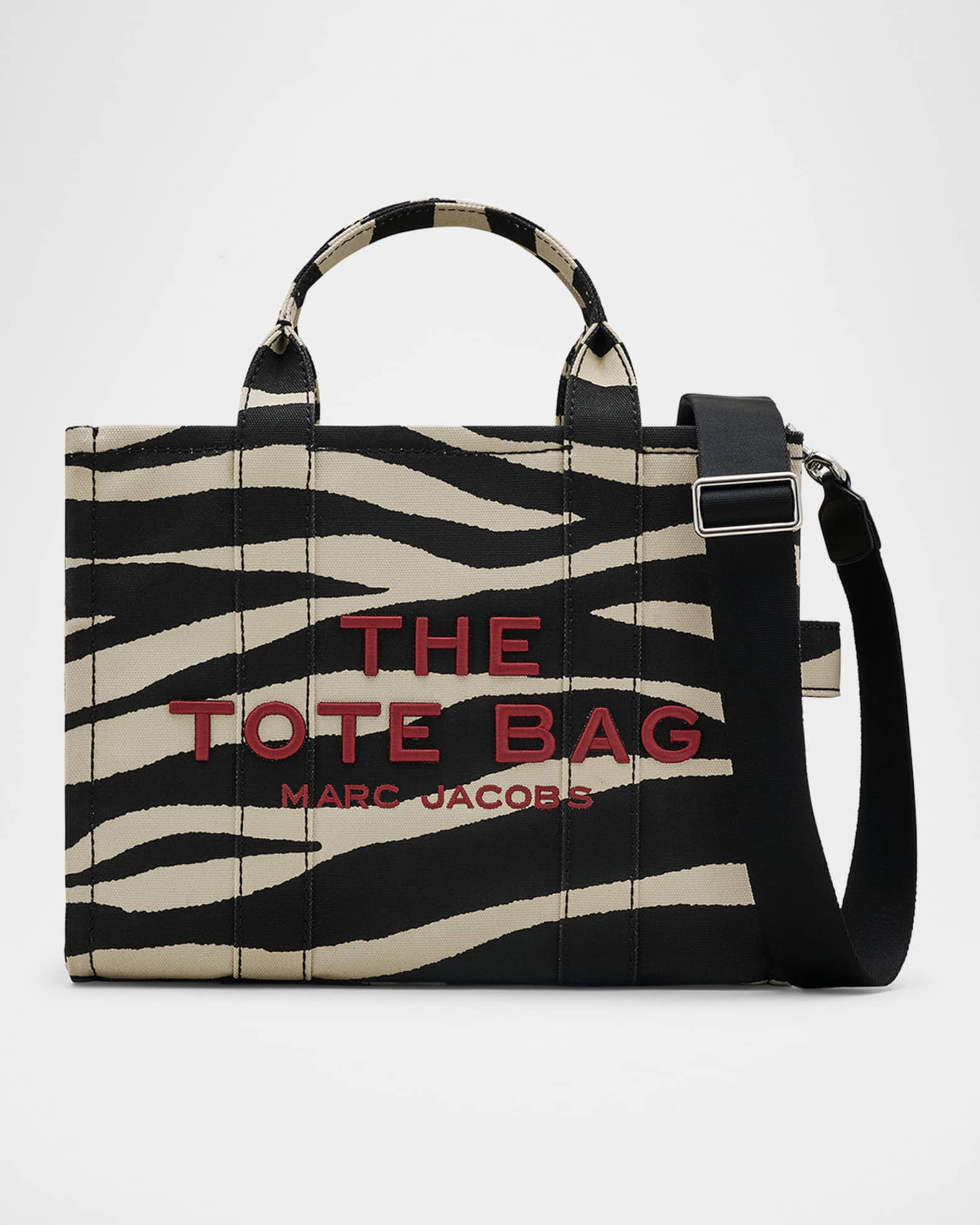 Marc Jacobs The Zebra Canvas Medium Tote Bag Neiman Marcus