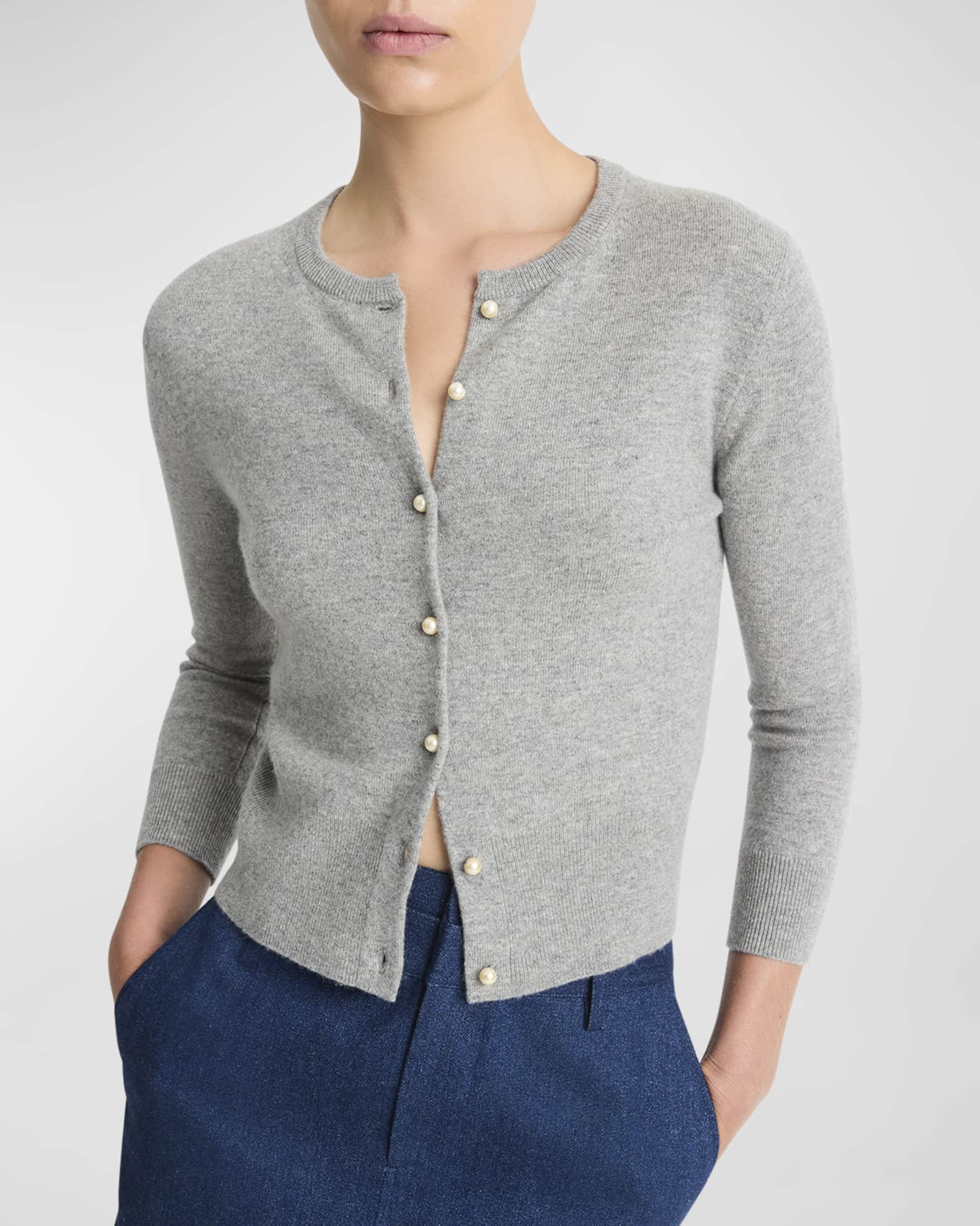 Vince patch pocket cashmere cardigan on sale