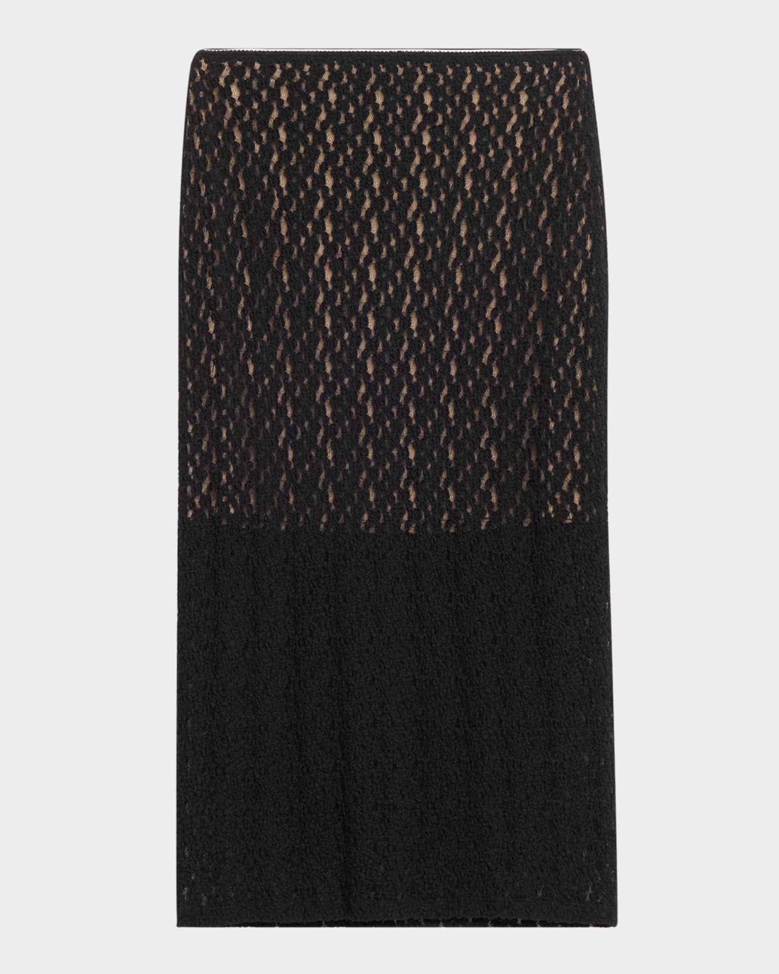 Floral Smocked Midi Skirt 0