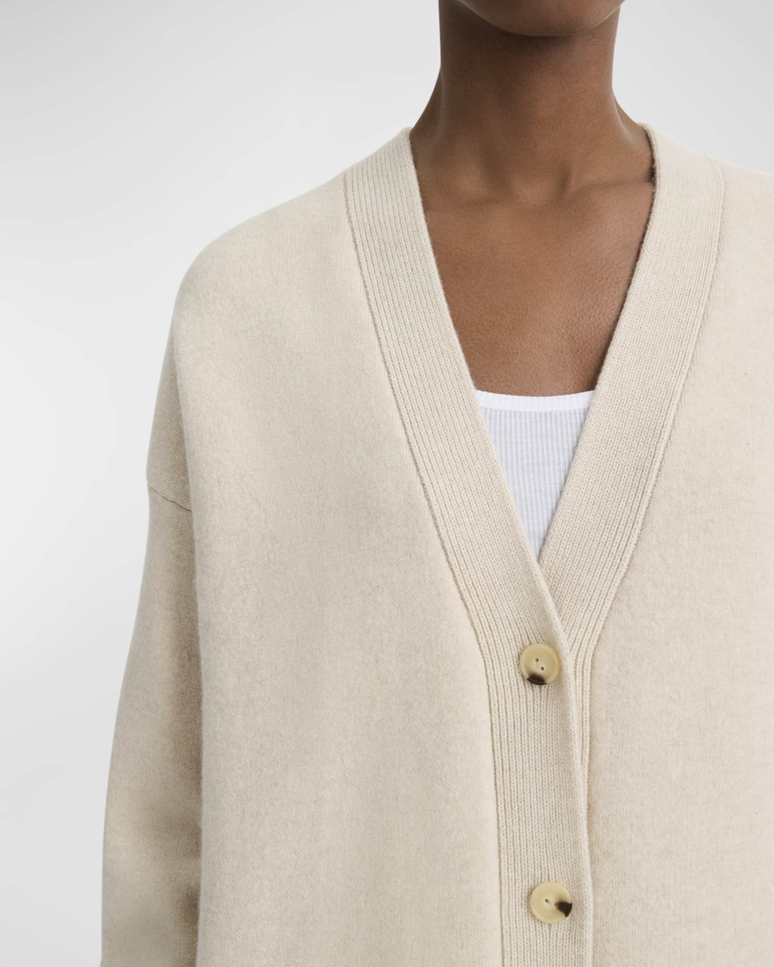 Oversized wool cardigan sale