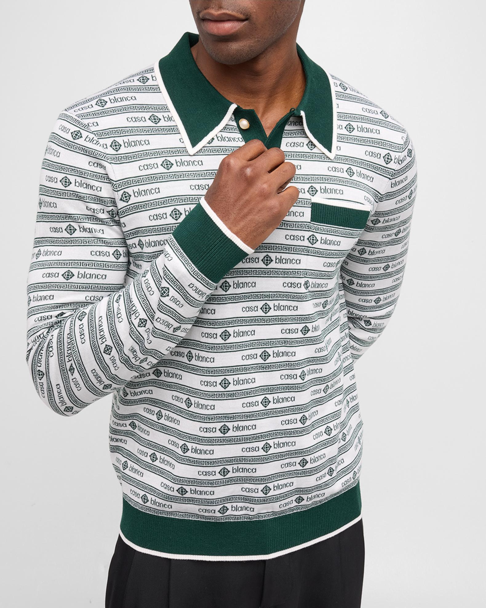 CASABLANCA Men's Repeat-Logo Classic Polo Shirt | Neiman Marcus