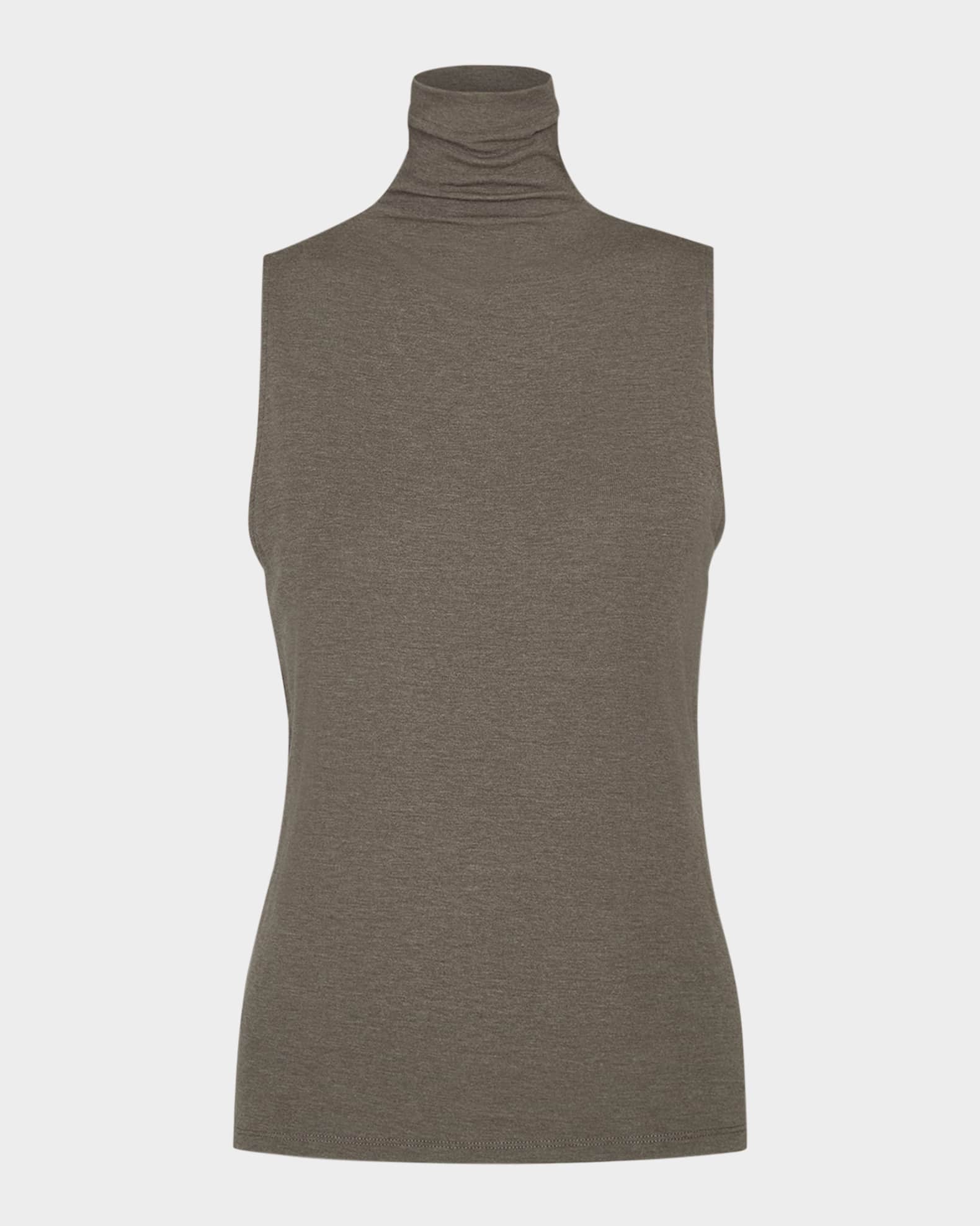 Sleeveless Turtleneck Top 0