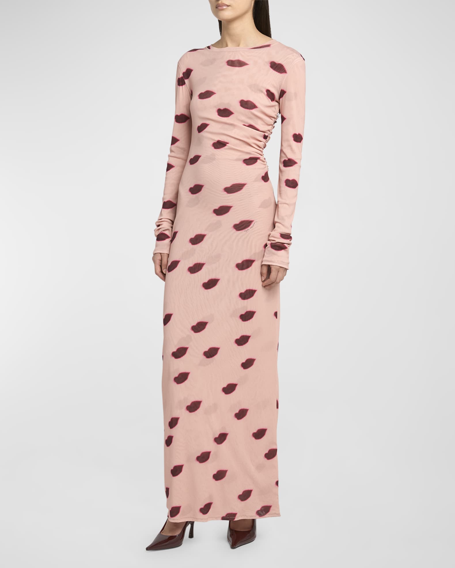 Lip print dress outlet