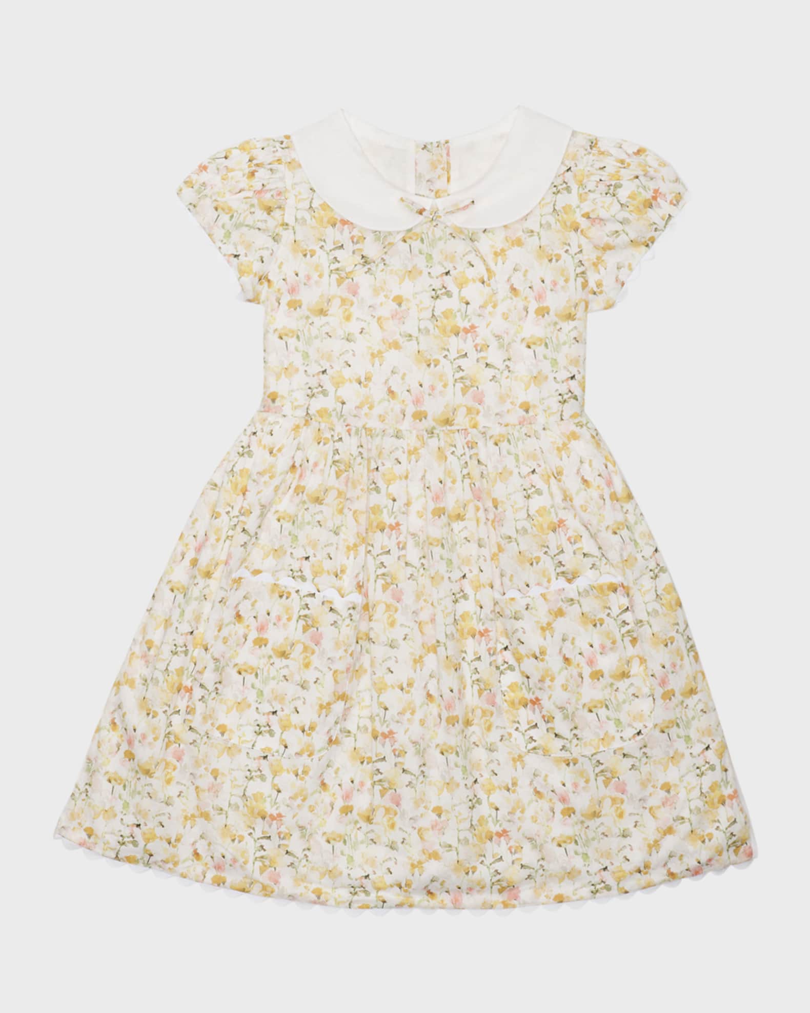 Girl's Lucy Floral-Print Dress, Size 2-6 0