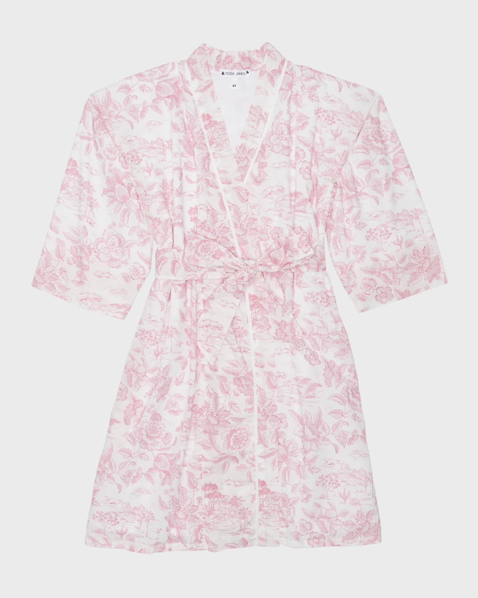 Girl's Veetzie Floral-Print Kimono, Size 2-6 0